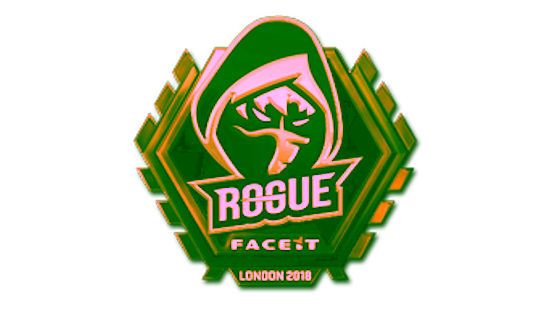 Display for Sticker | Rogue (Gold) | London 2018