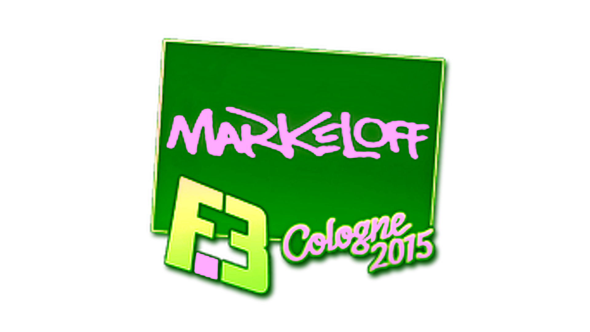 Display for Sticker | markeloff | Cologne 2015