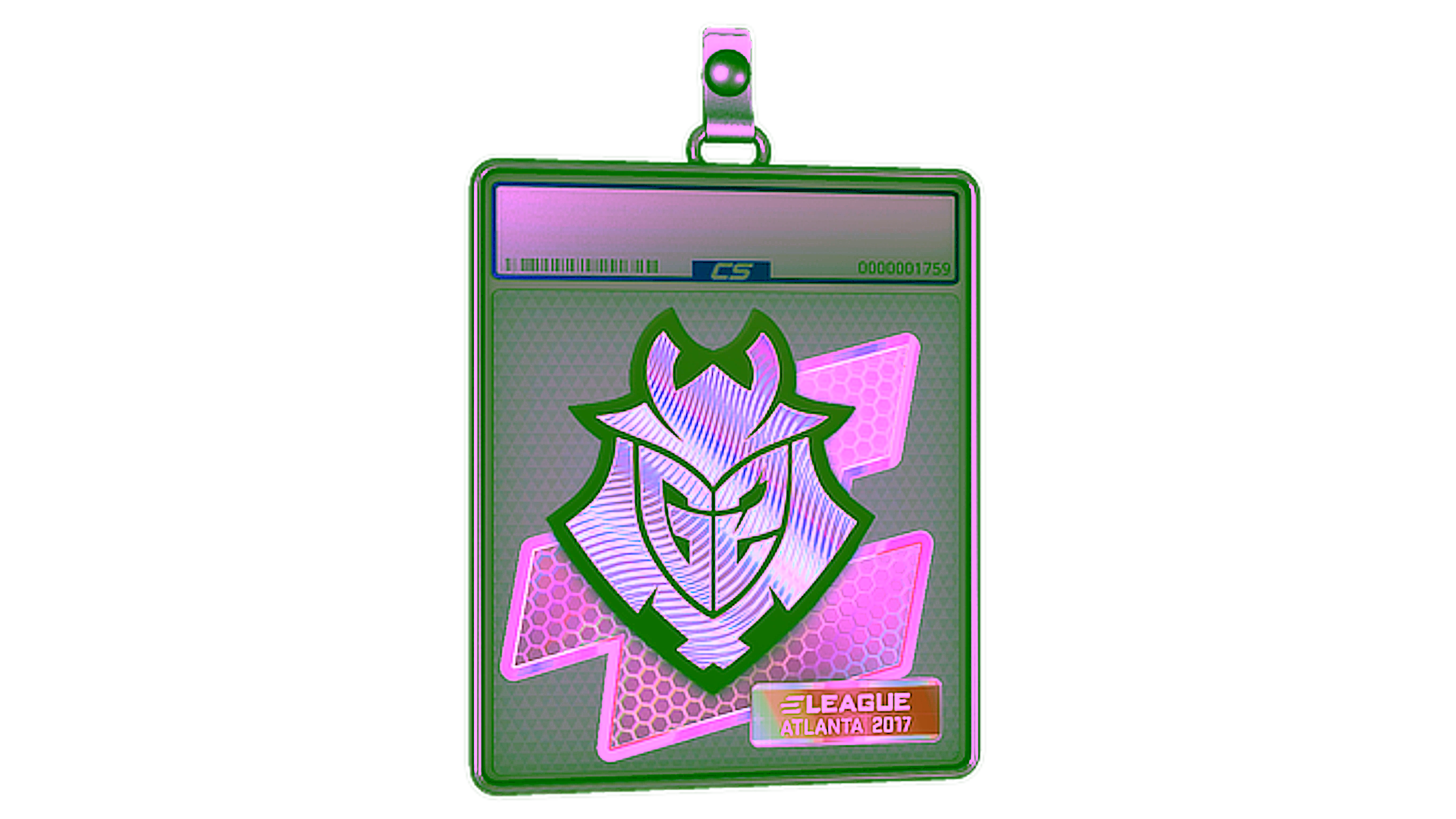 Display for Sticker Slab | G2 Esports (Holo) | Atlanta 2017