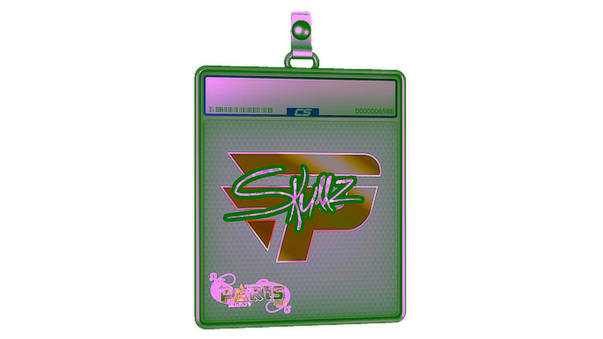 Display for Sticker Slab | skullz (Glitter) | Paris 2023