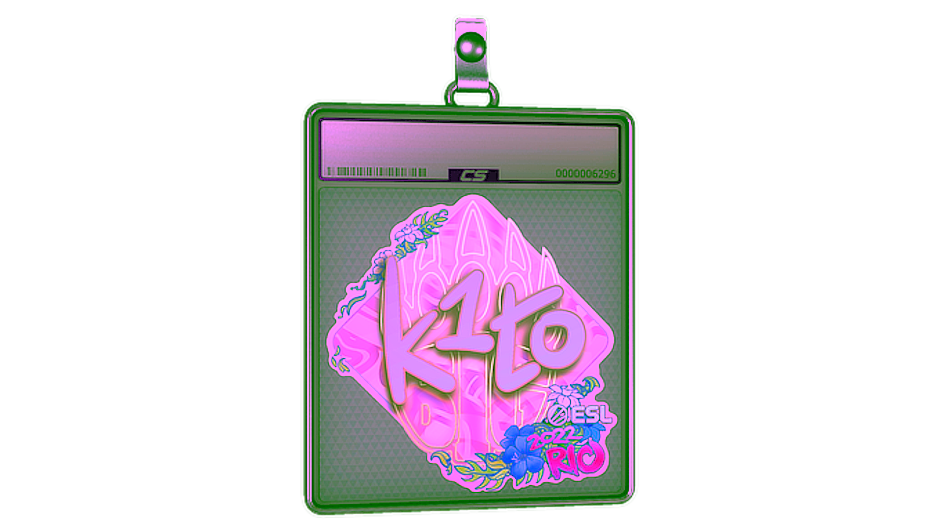 Affichage pour Sticker Slab | k1to (Holo) | Rio 2022