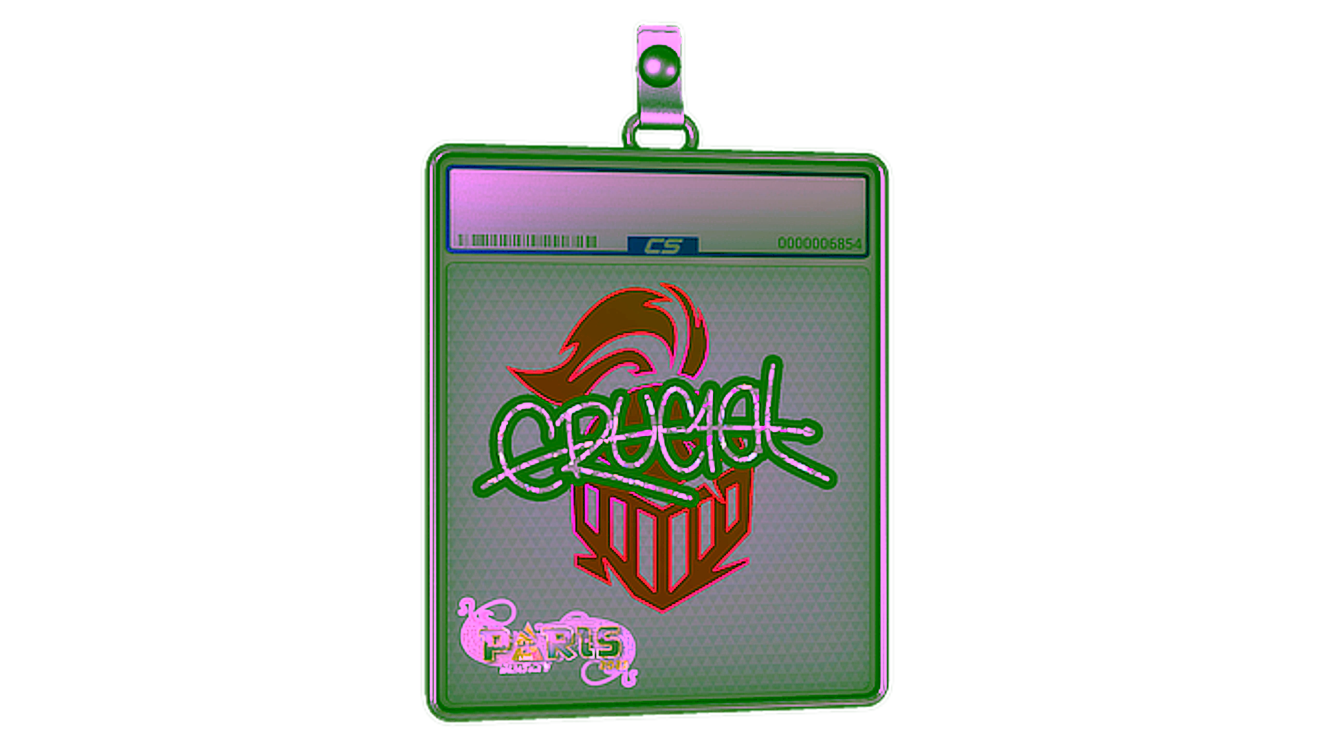 Anzeige für Sticker Slab | CRUC1AL (Glitter) | Paris 2023