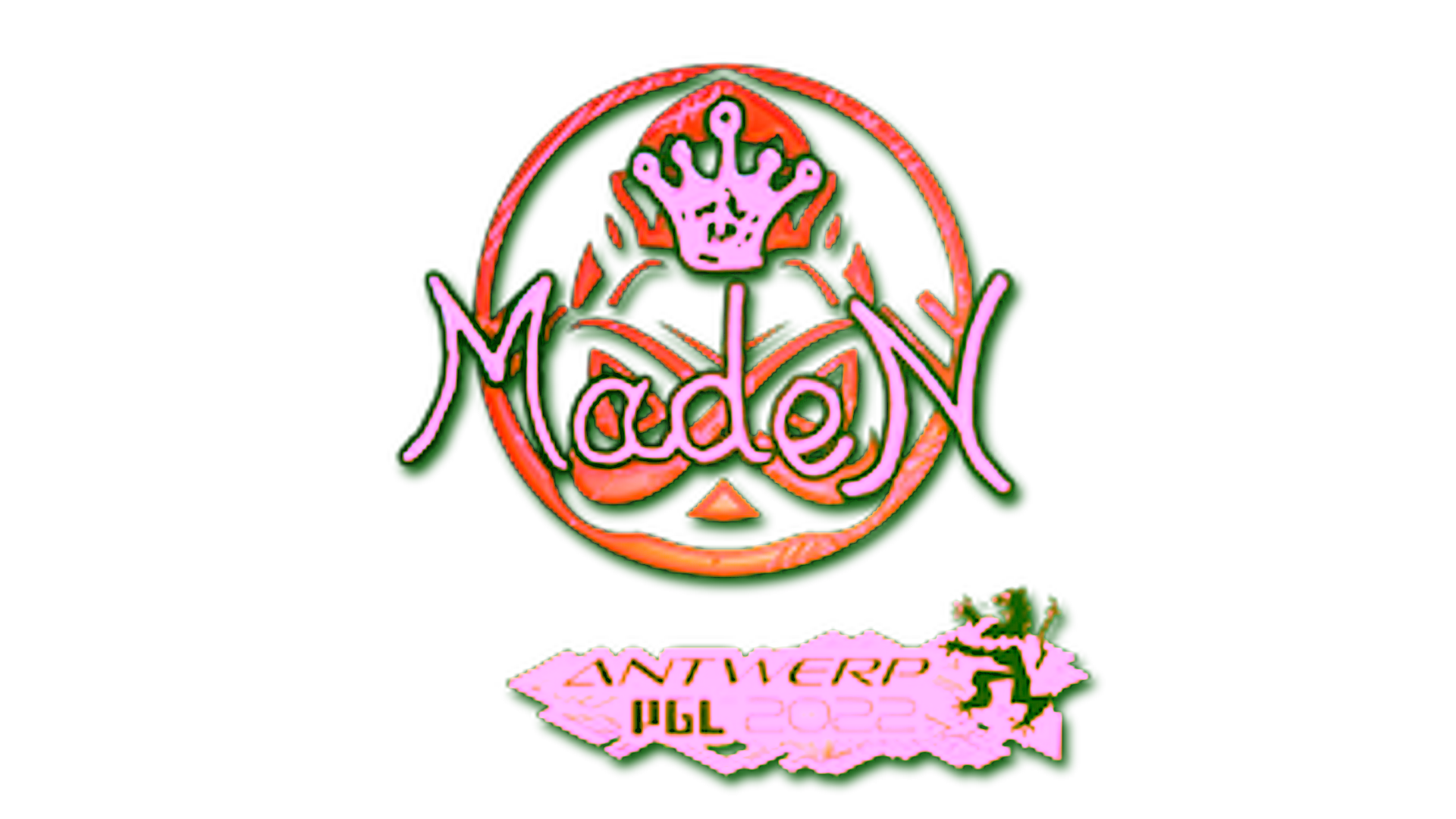 Visar för Sticker | maden (Holo) | Antwerp 2022