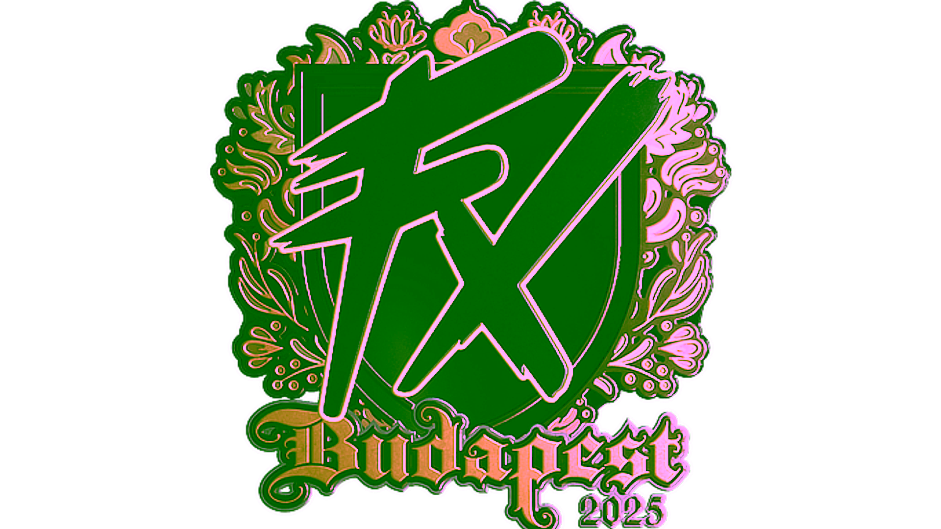 Display for Sticker | Fluxo (Gold) | Budapest 2025