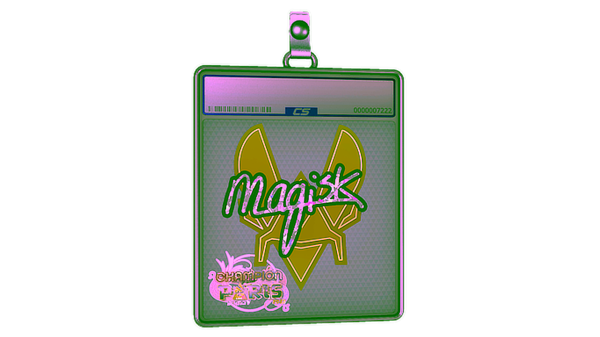 Display for Sticker Slab | Magisk (Glitter, Champion) | Paris 2023