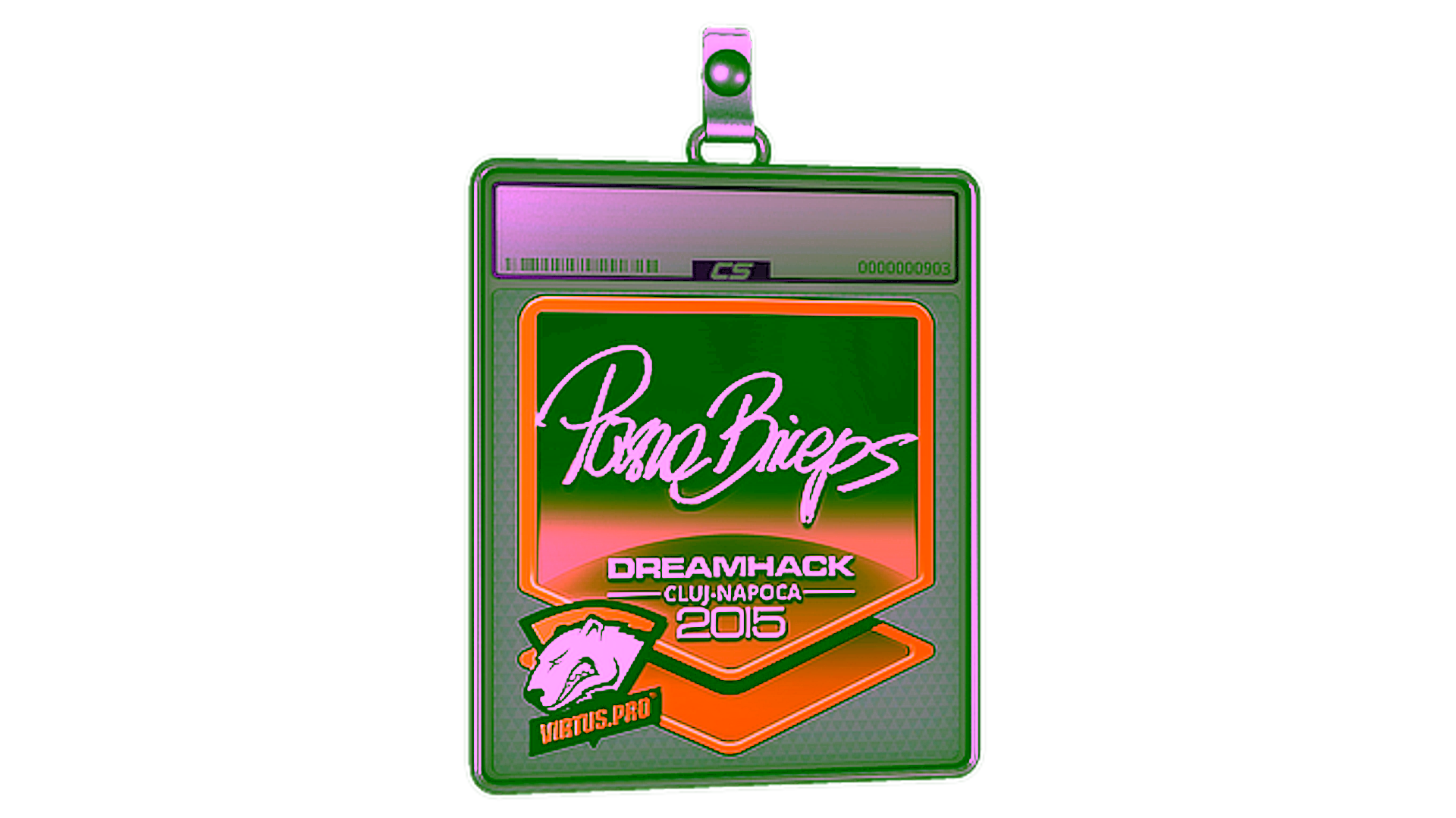 Display for Sticker Slab | pashaBiceps (Foil) | Cluj-Napoca 2015