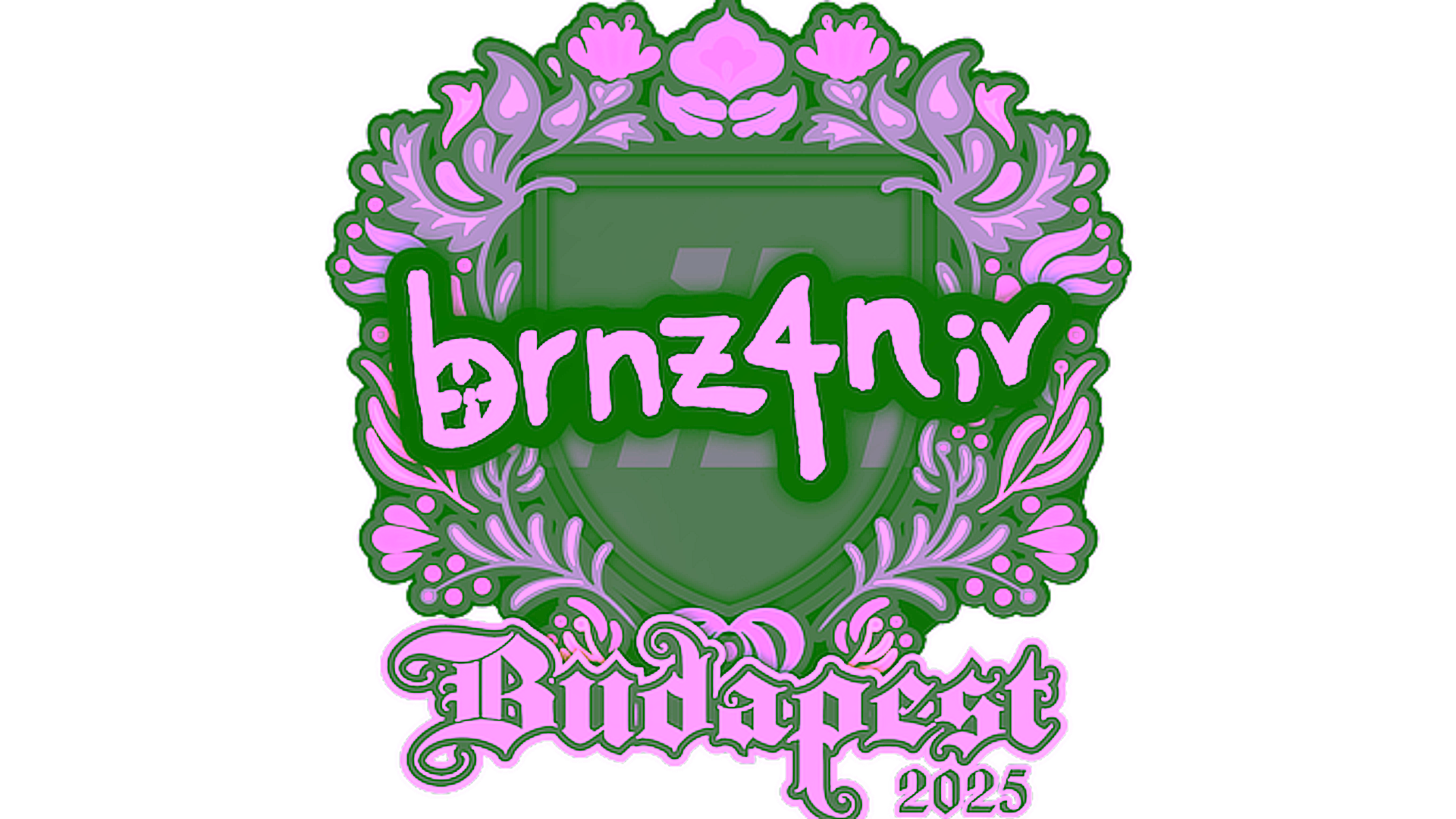 Display for Sticker | brnz4n | Budapest 2025