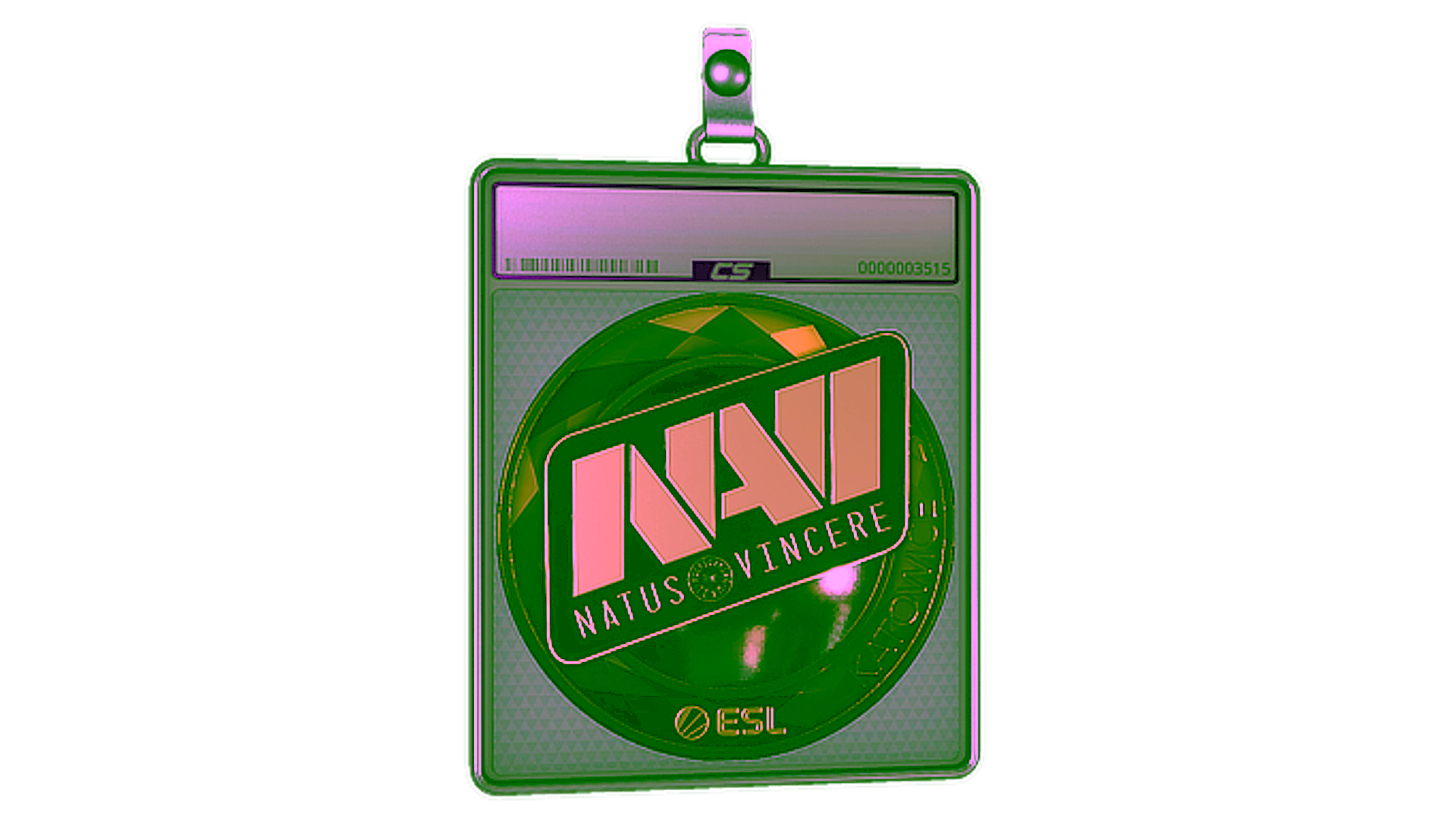 Display for Sticker Slab | Natus Vincere (Gold) | Katowice 2019