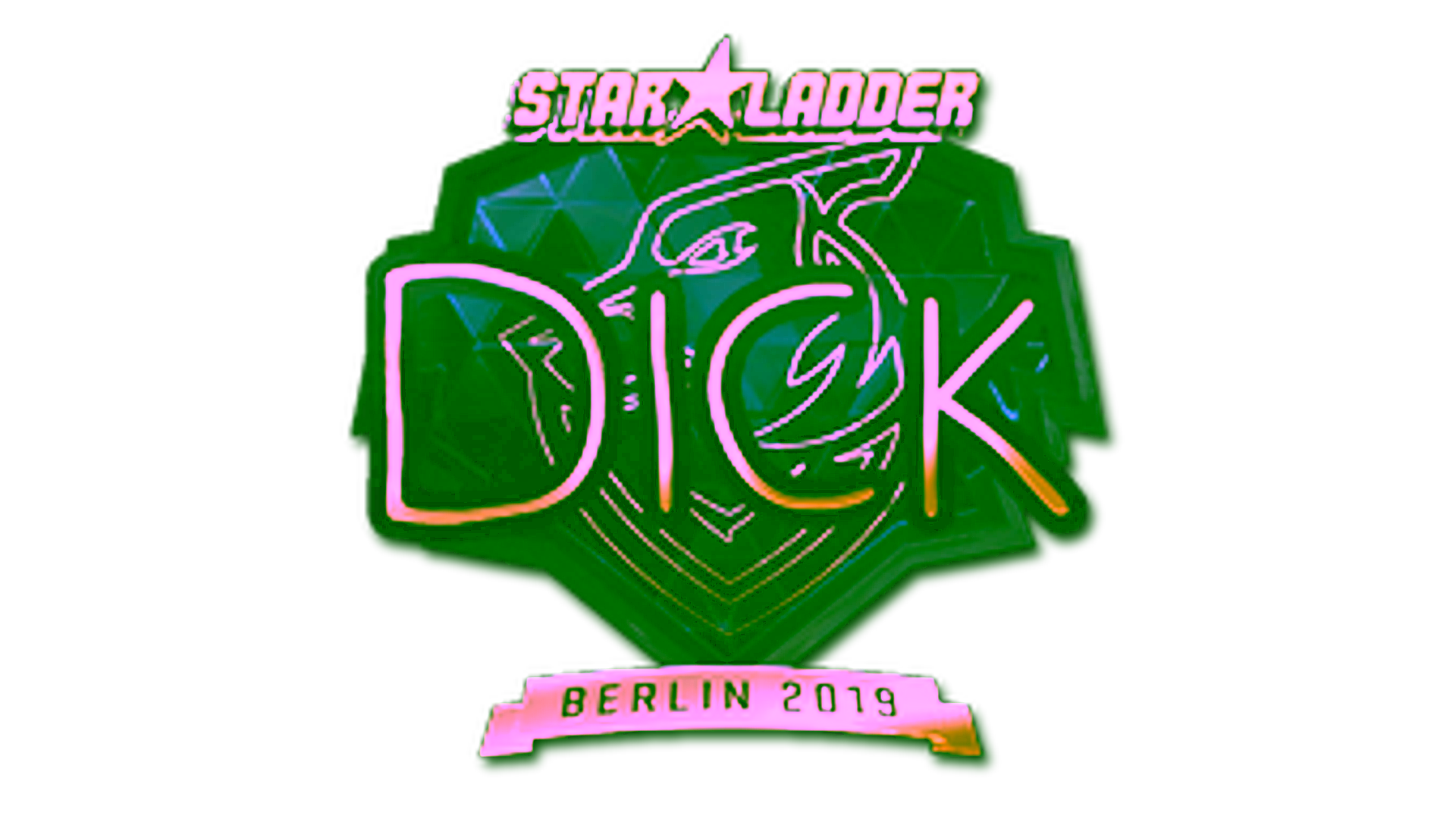 Display for Sticker | DickStacy (Gold) | Berlin 2019
