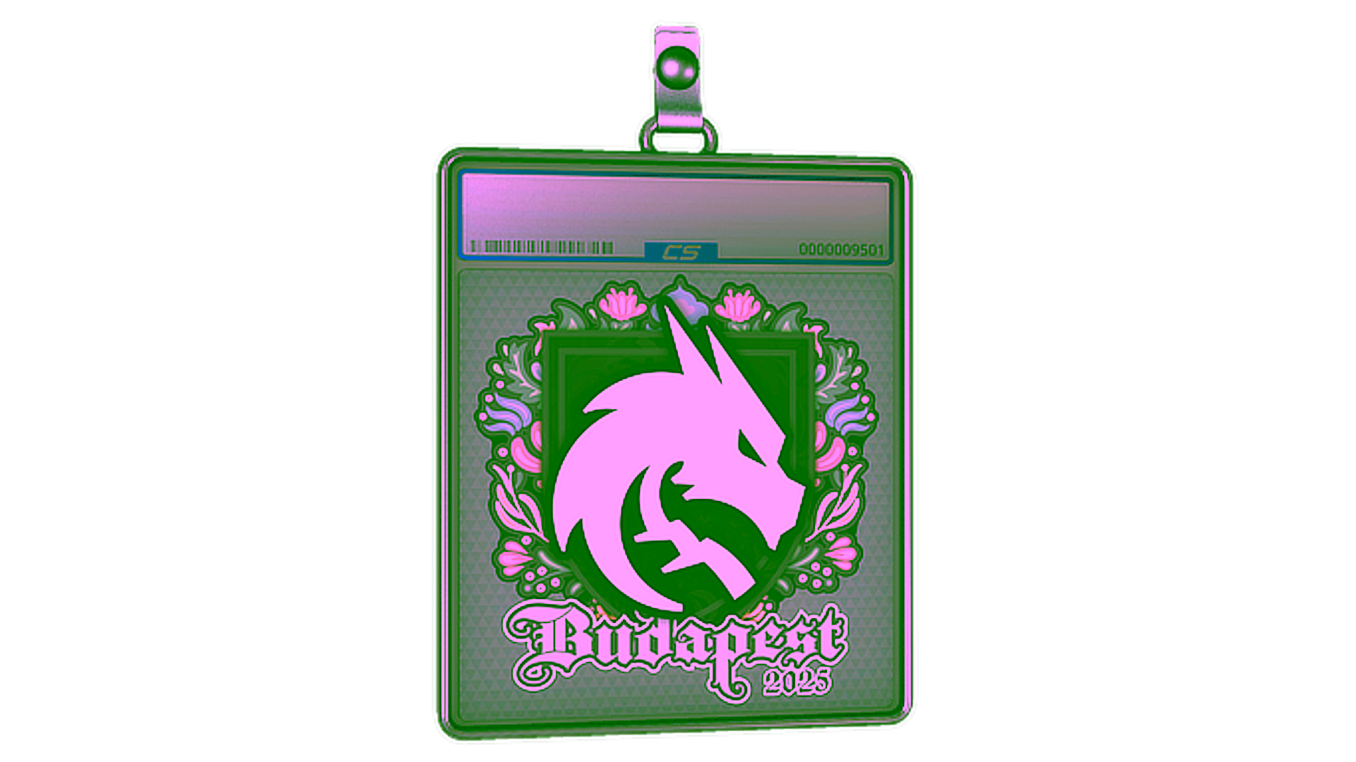 Display for Sticker Slab | Team Spirit | Budapest 2025