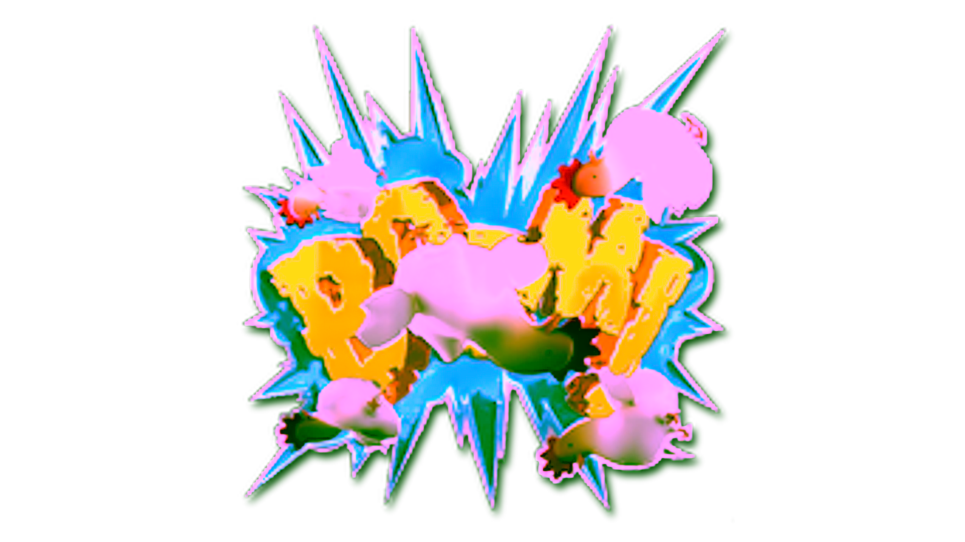 Display for Sticker | Boom (Foil)