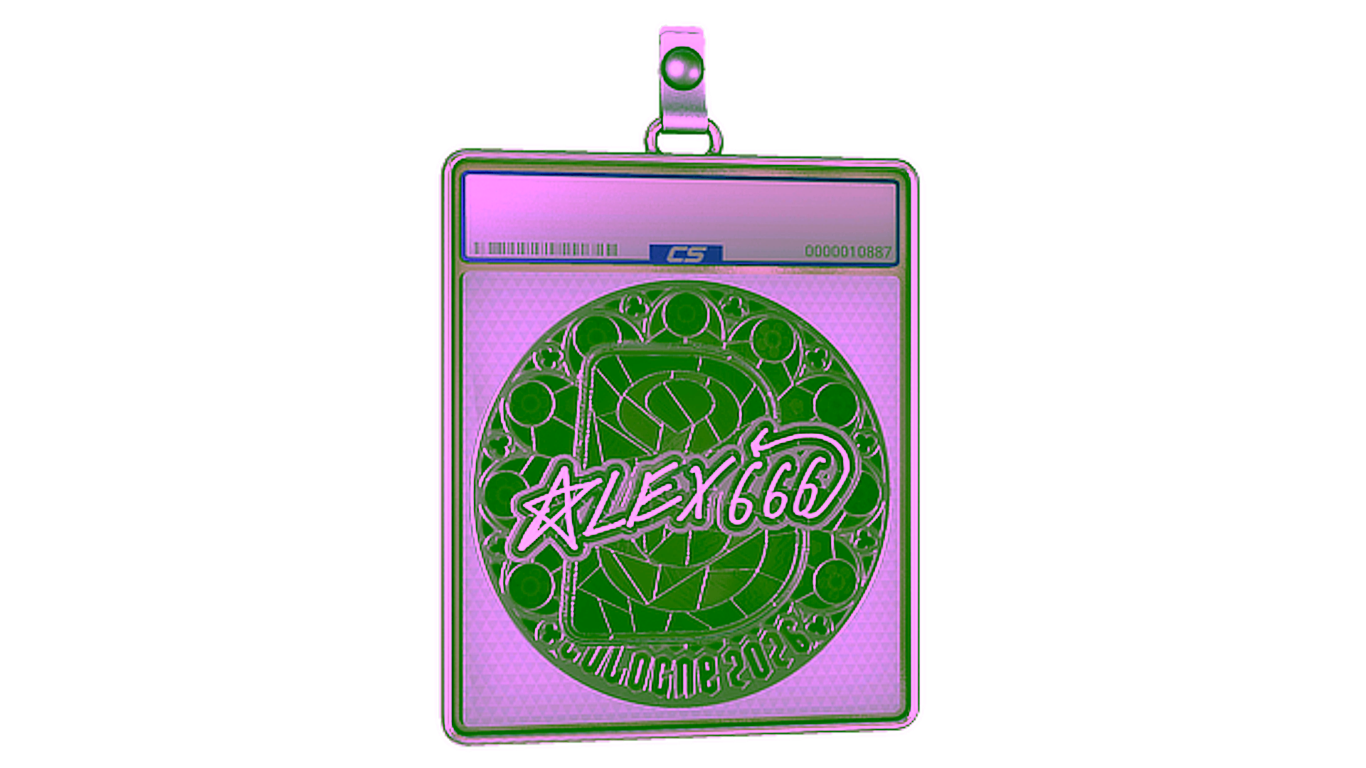 Display for Sticker Slab | alex666 (Foil) | Cologne 2026