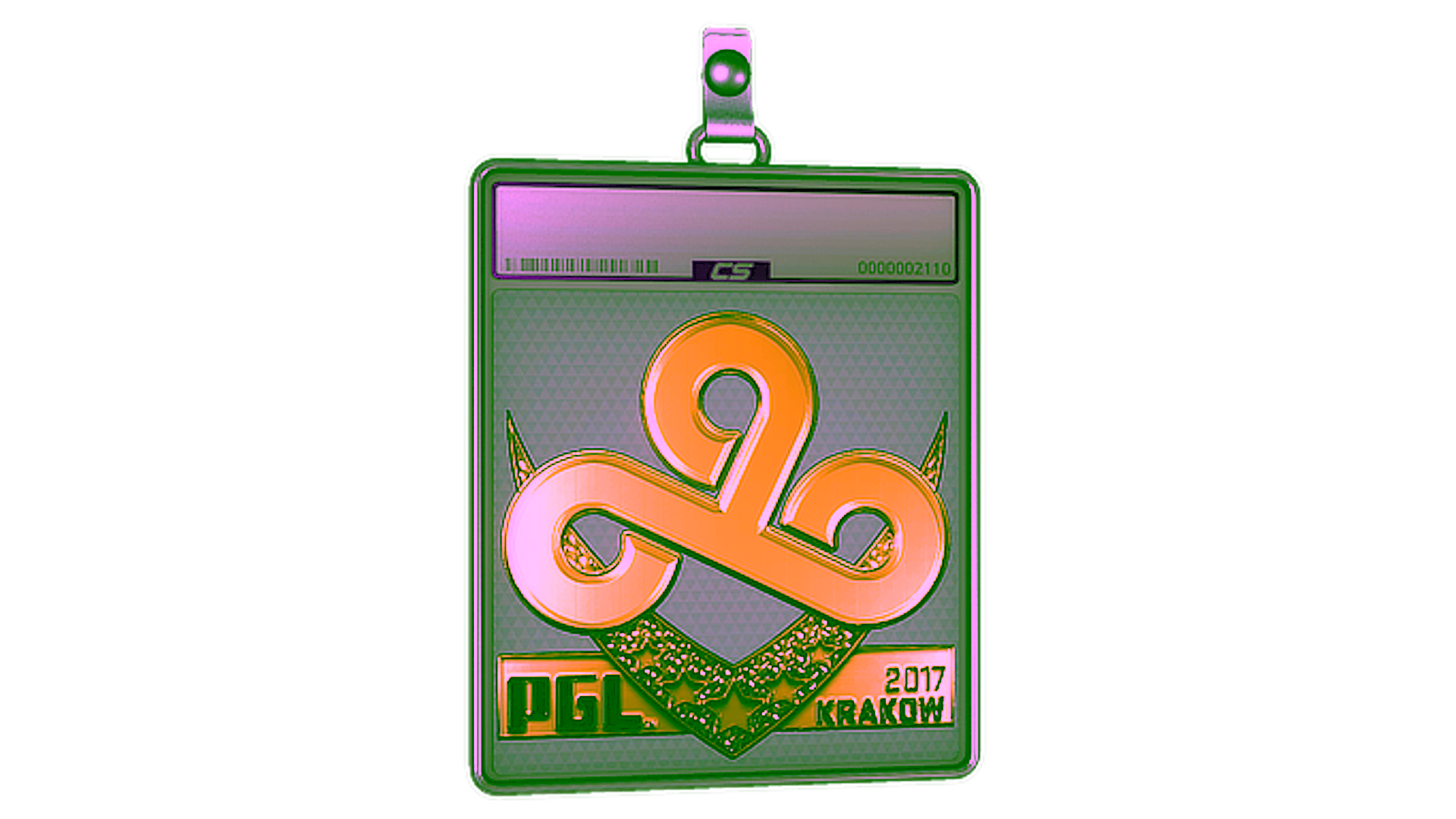 Sticker Slab | Cloud9 (Gold) | Krakow 2017 için görüntü