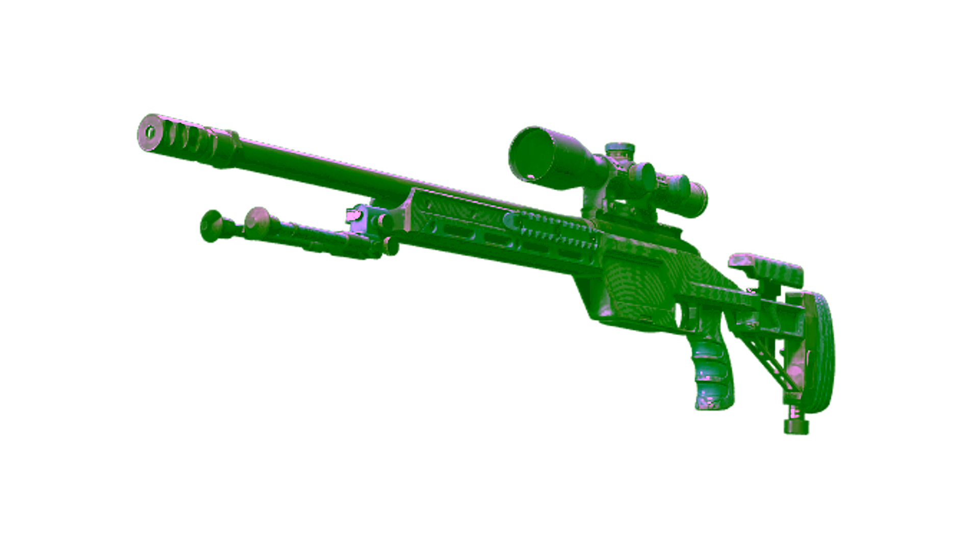 Rodyti SSG 08 | Halftone Whorl (Well-Worn)