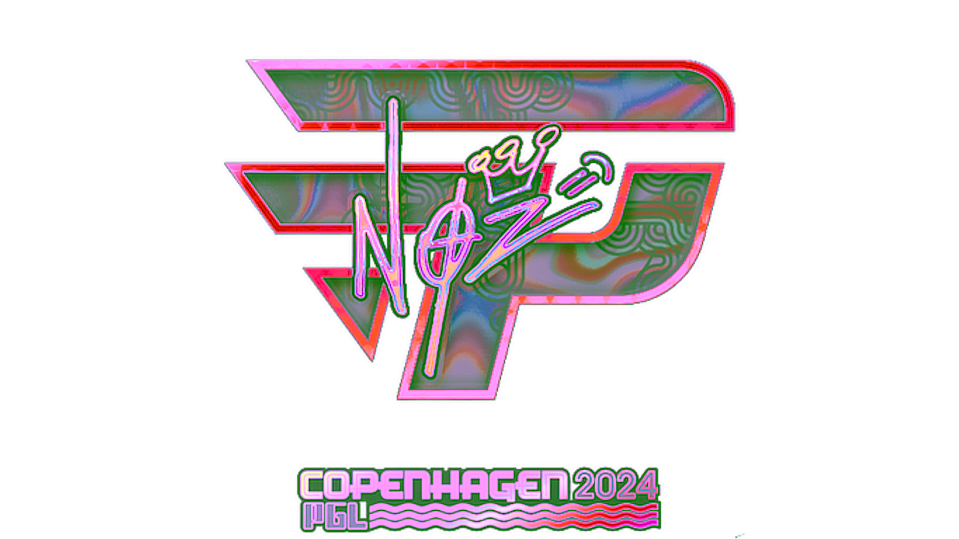 Display for Sticker | NQZ (Holo) | Copenhagen 2024