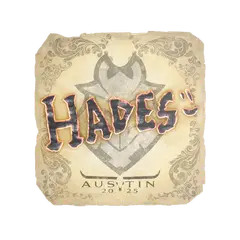 Sticker hades Austin 2025
