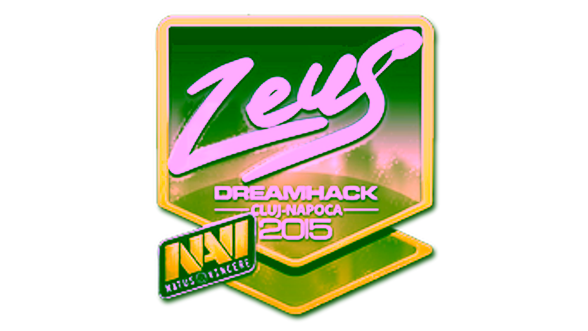 Rodyti Sticker | Zeus (Foil) | Cluj-Napoca 2015