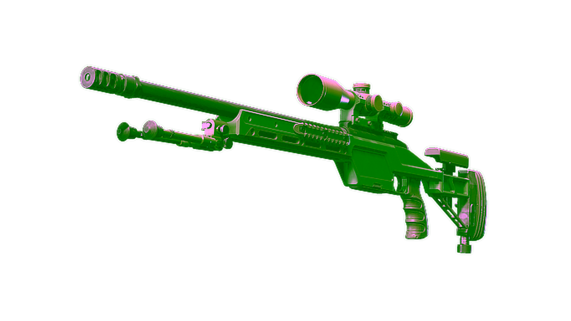Display for Souvenir SSG 08 | Green Ceramic (Minimal Wear)