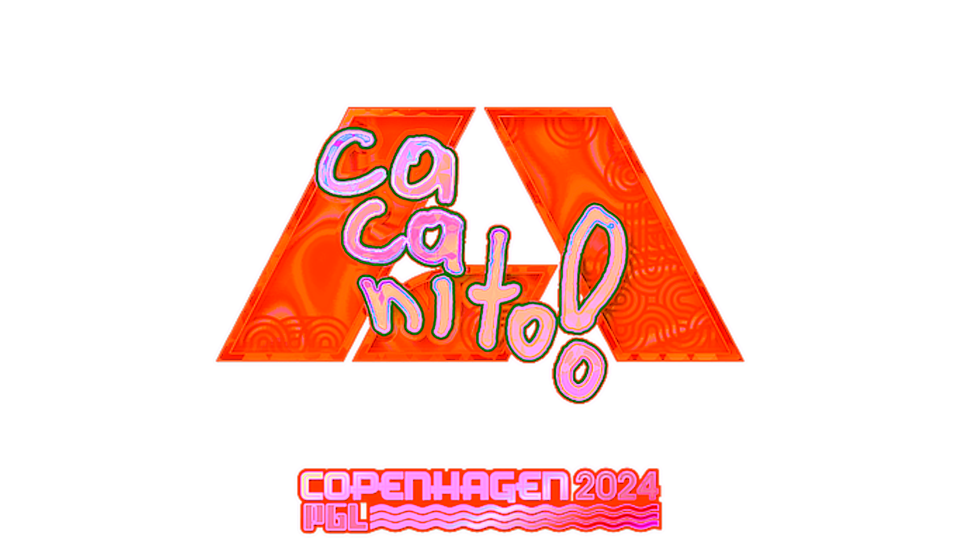 Display for Sticker | CacaNito (Holo) | Copenhagen 2024
