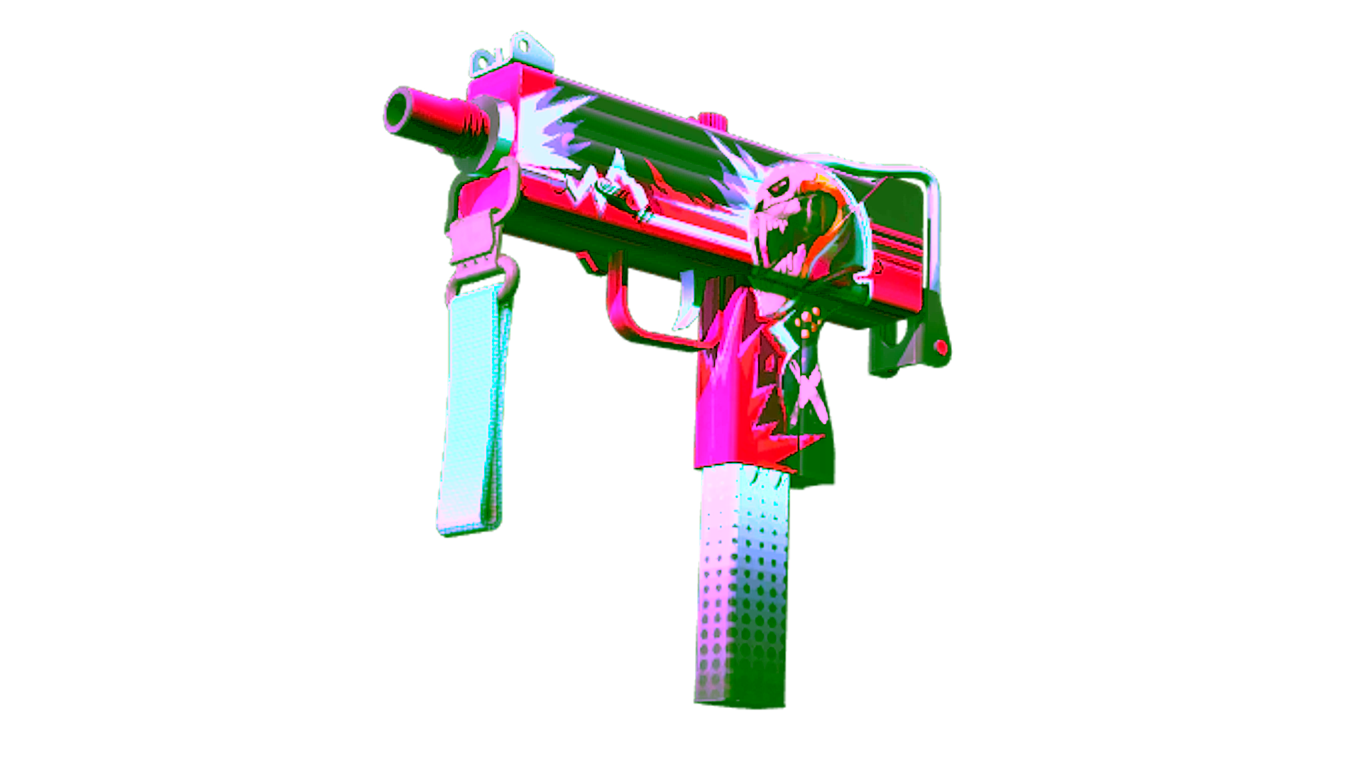 Display for StatTrak™ MAC-10 | Neon Rider (Factory New)