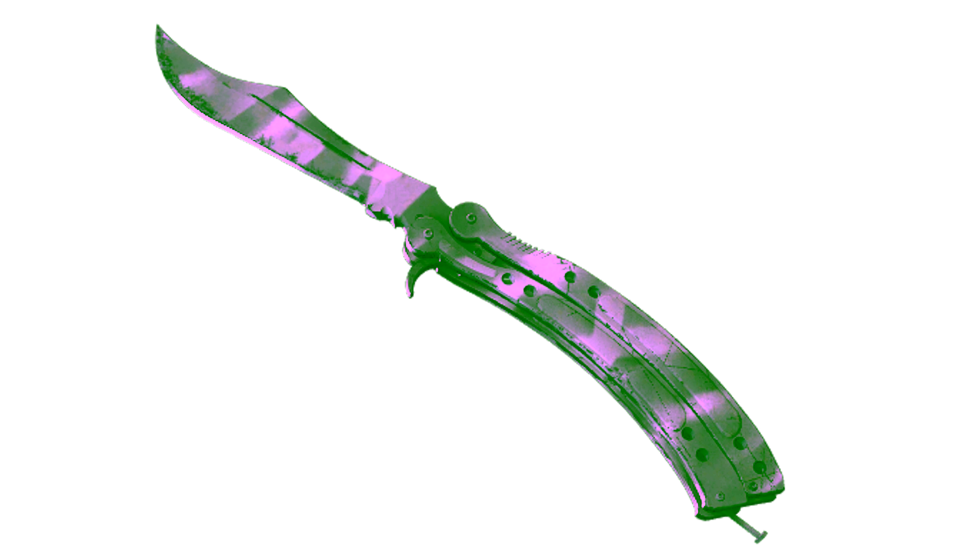 Wyświetl dla ★ StatTrak™ Butterfly Knife | Urban Masked (Well-Worn)