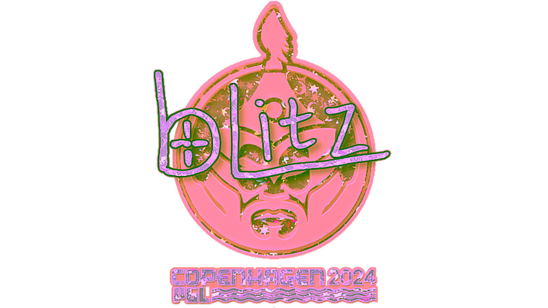 Display for Sticker | bLitz (Glitter) | Copenhagen 2024
