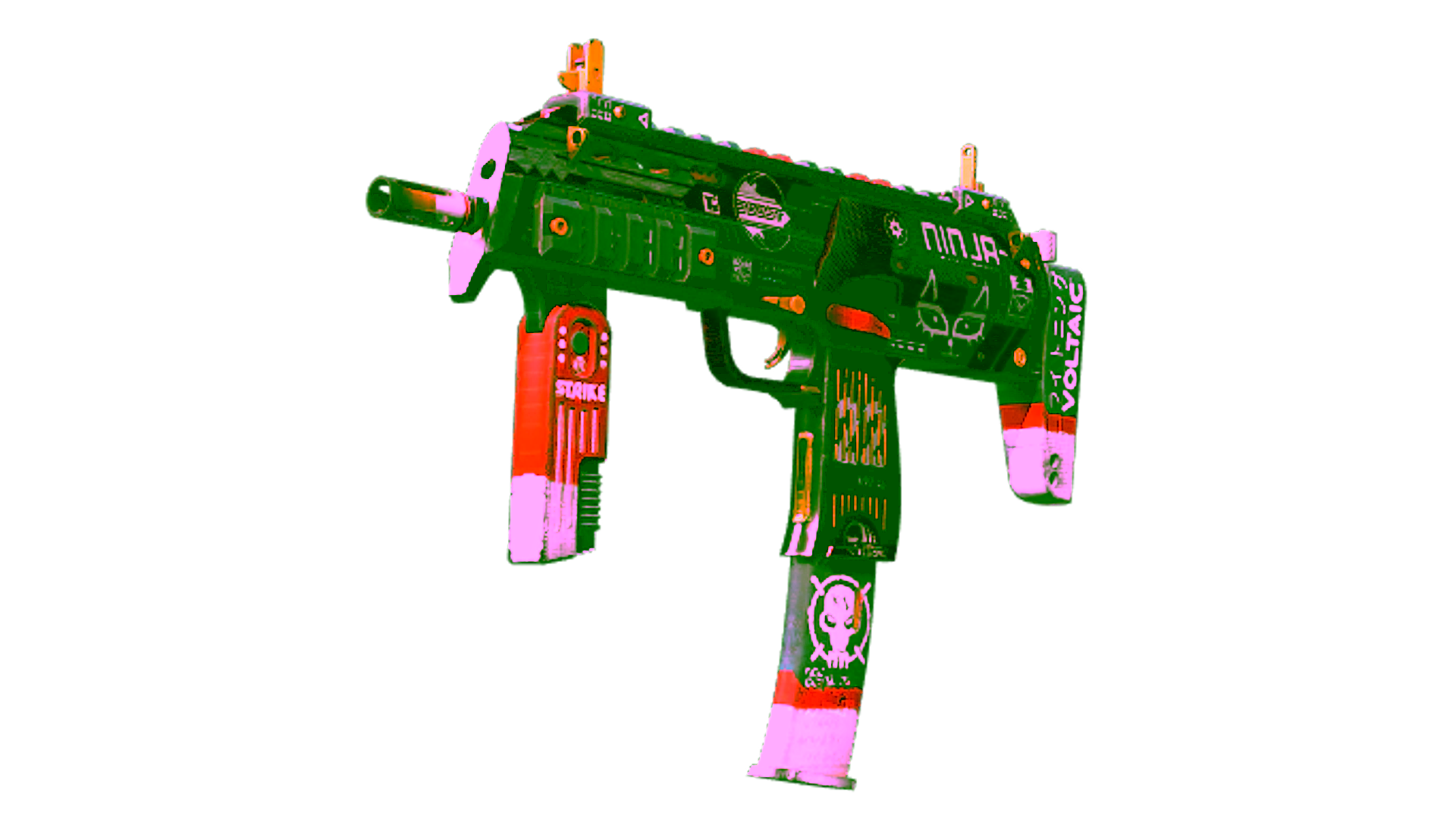 Display for StatTrak™ MP7 | Bloodsport (Factory New)