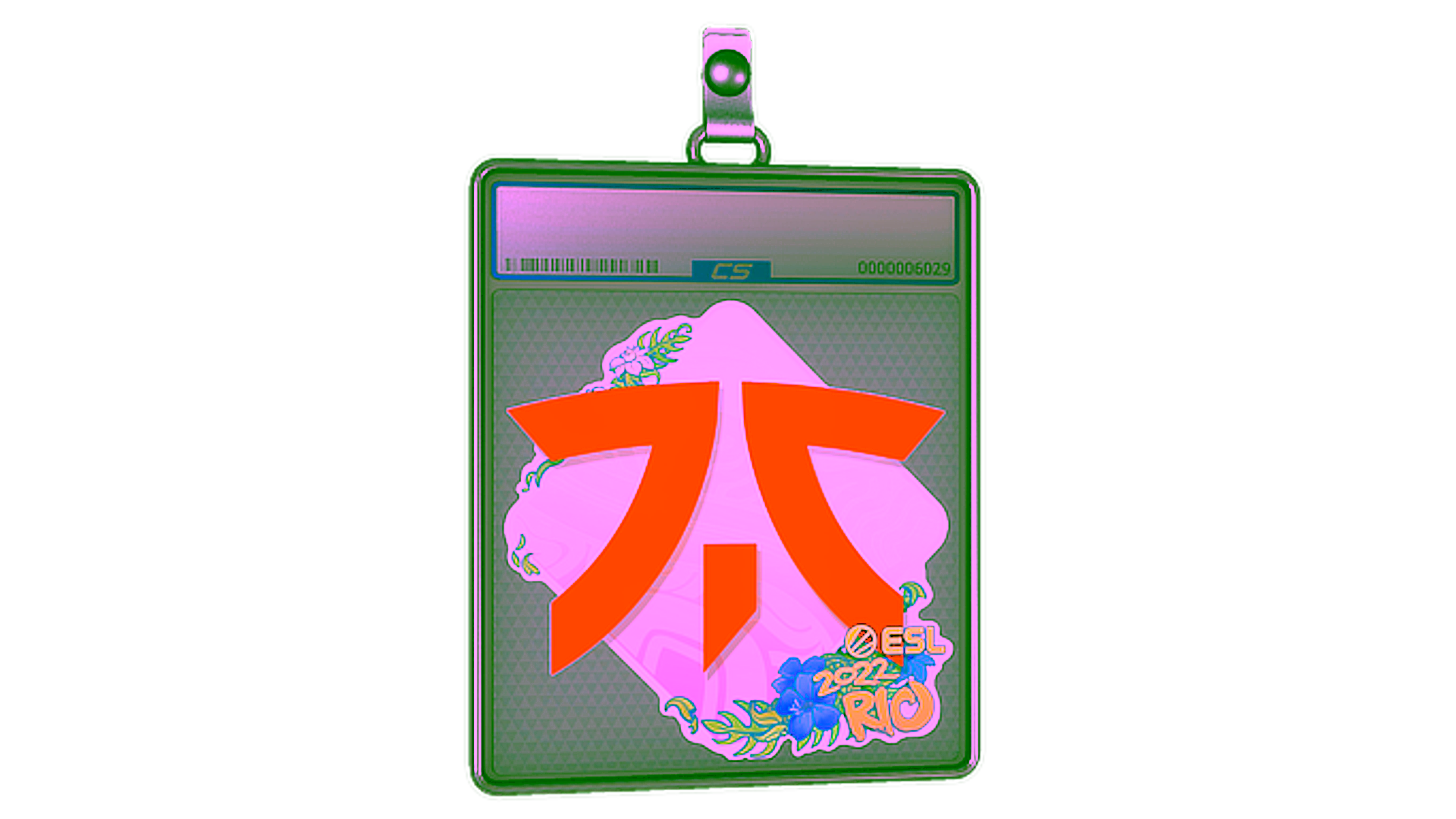 Anzeige für Sticker Slab | Fnatic | Rio 2022