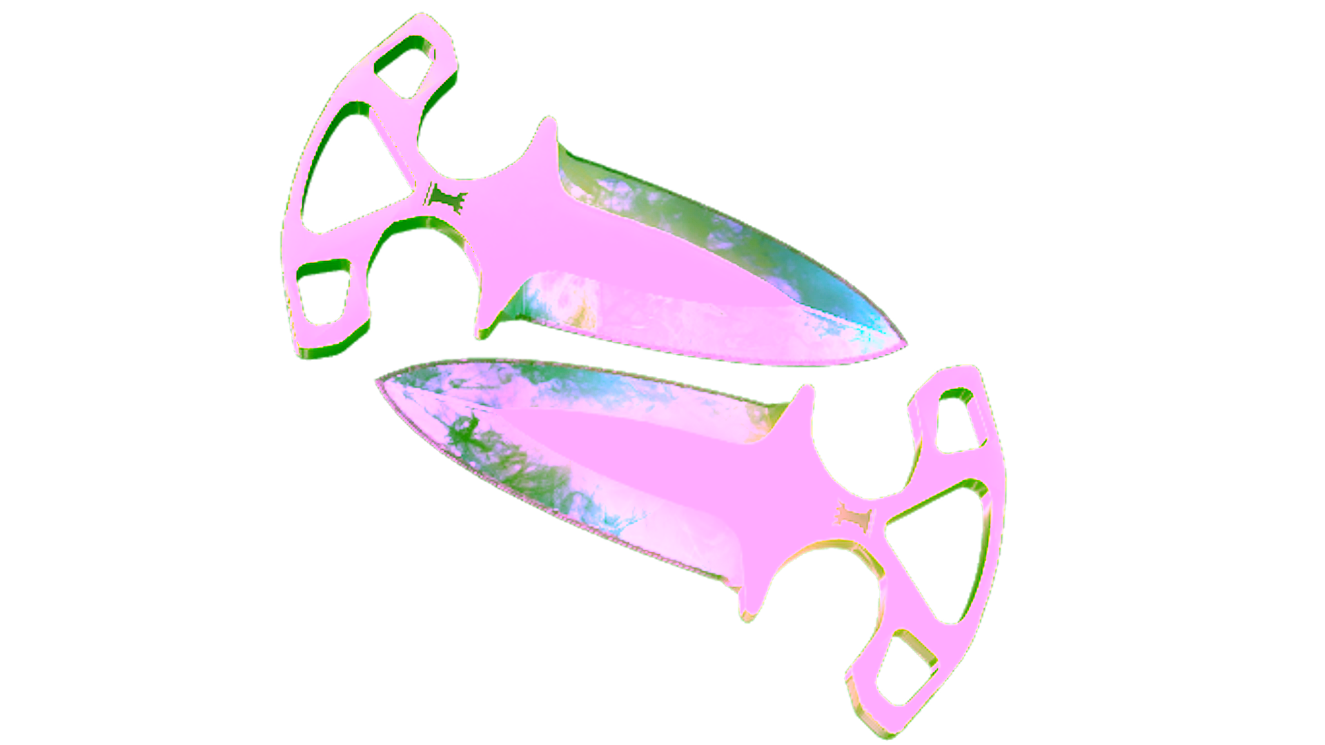 Display for ★ StatTrak™ Shadow Daggers | Gamma Doppler Phase 4 (Minimal Wear)