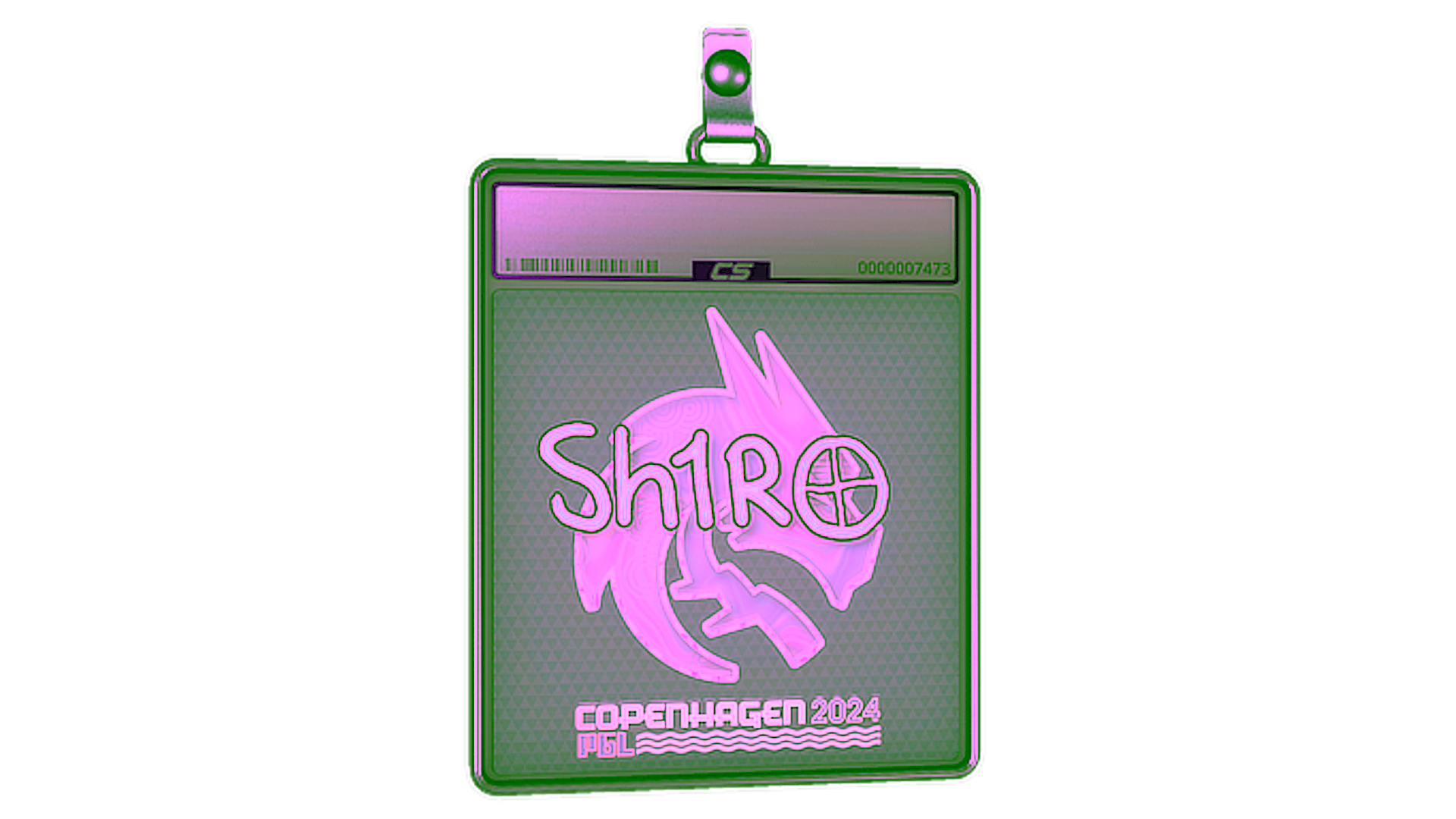 Display for Sticker Slab | sh1ro (Holo) | Copenhagen 2024