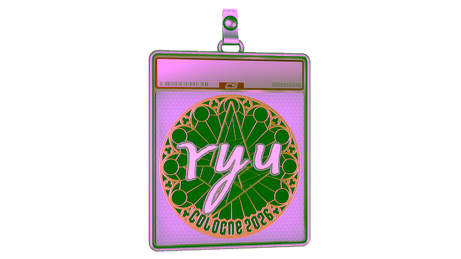 Display for Sticker Slab | ryu (Gold) | Cologne 2026