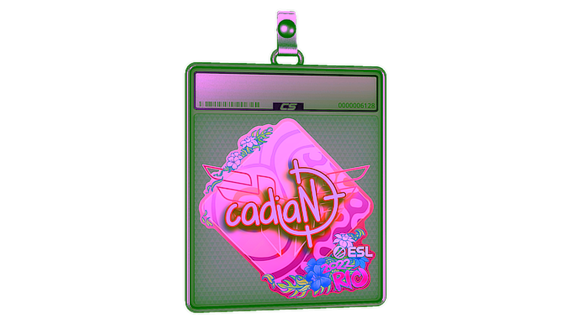 Display for Sticker Slab | cadiaN (Holo) | Rio 2022