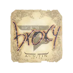 Sticker broky Austin 2025