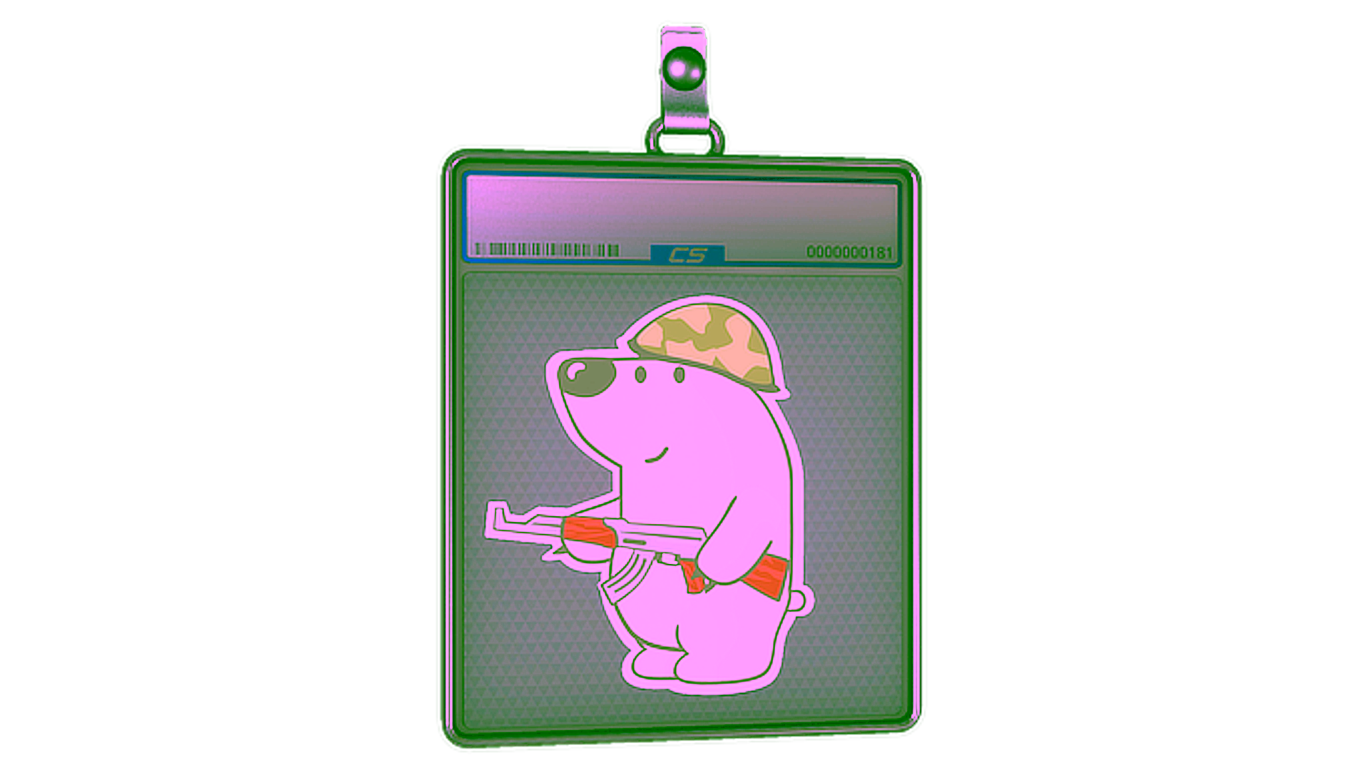 Display for Sticker Slab | Nelu the Bear
