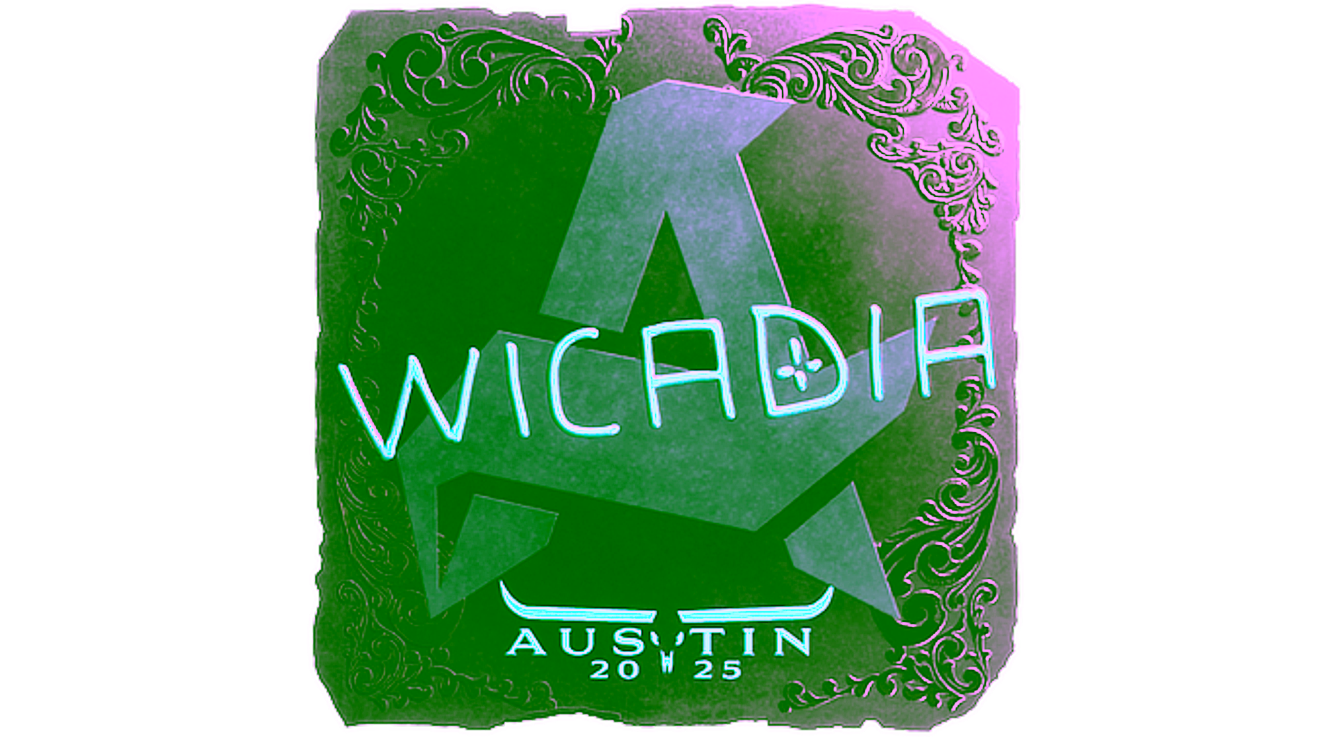 Display for Sticker | Wicadia (Foil) | Austin 2025