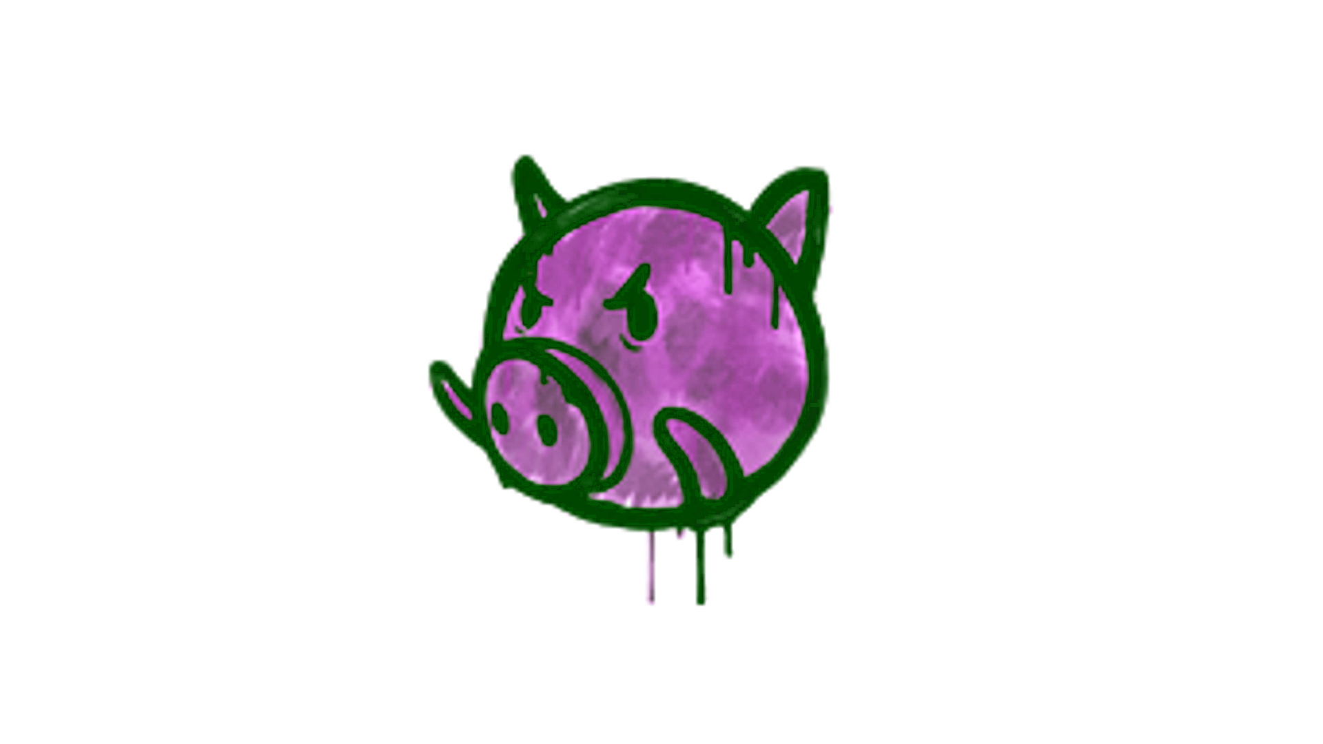 Sealed Graffiti | Piggles (Bazooka Pink) için görüntü