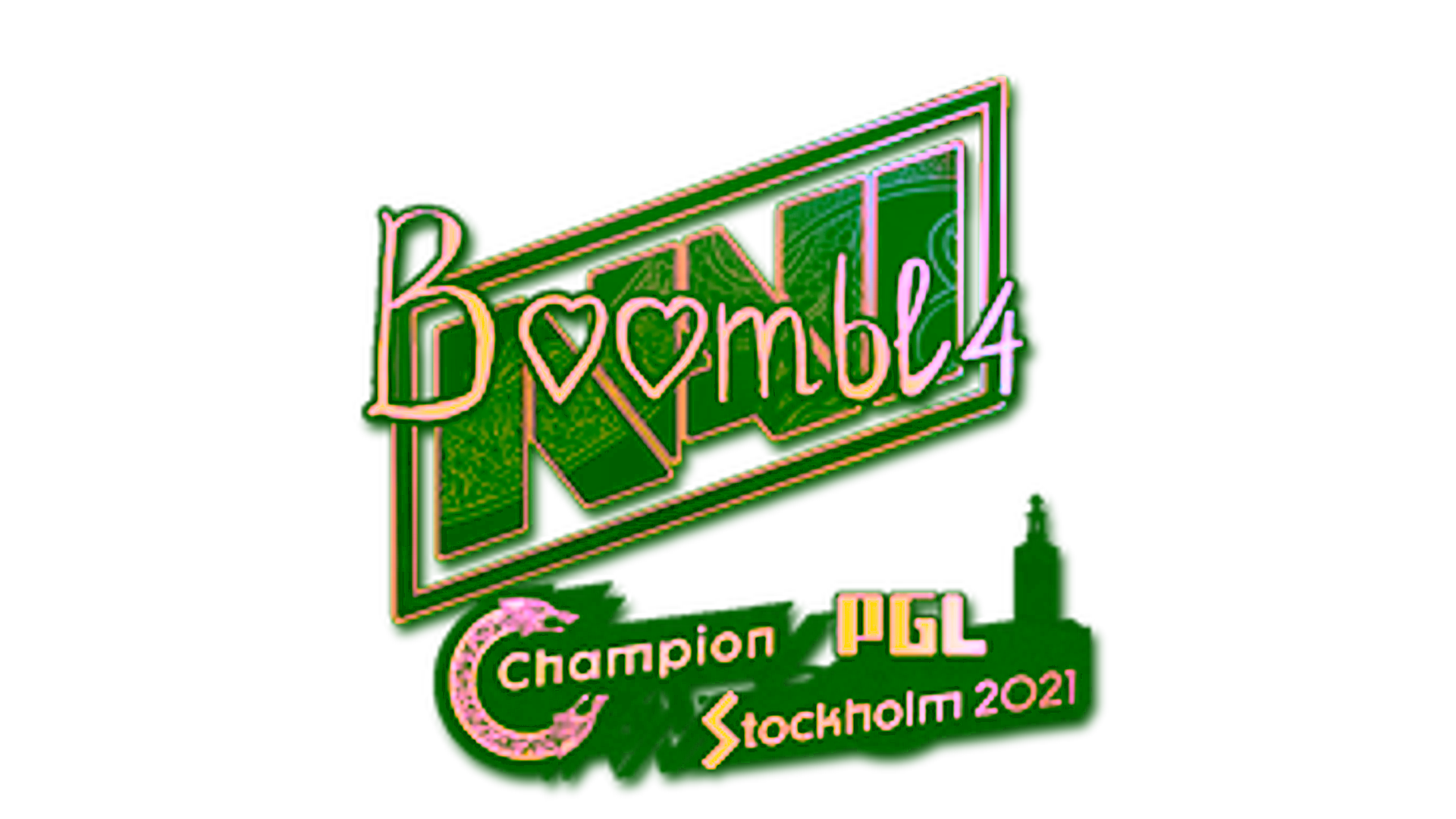 Display for Sticker | Boombl4 (Holo) | Stockholm 2021