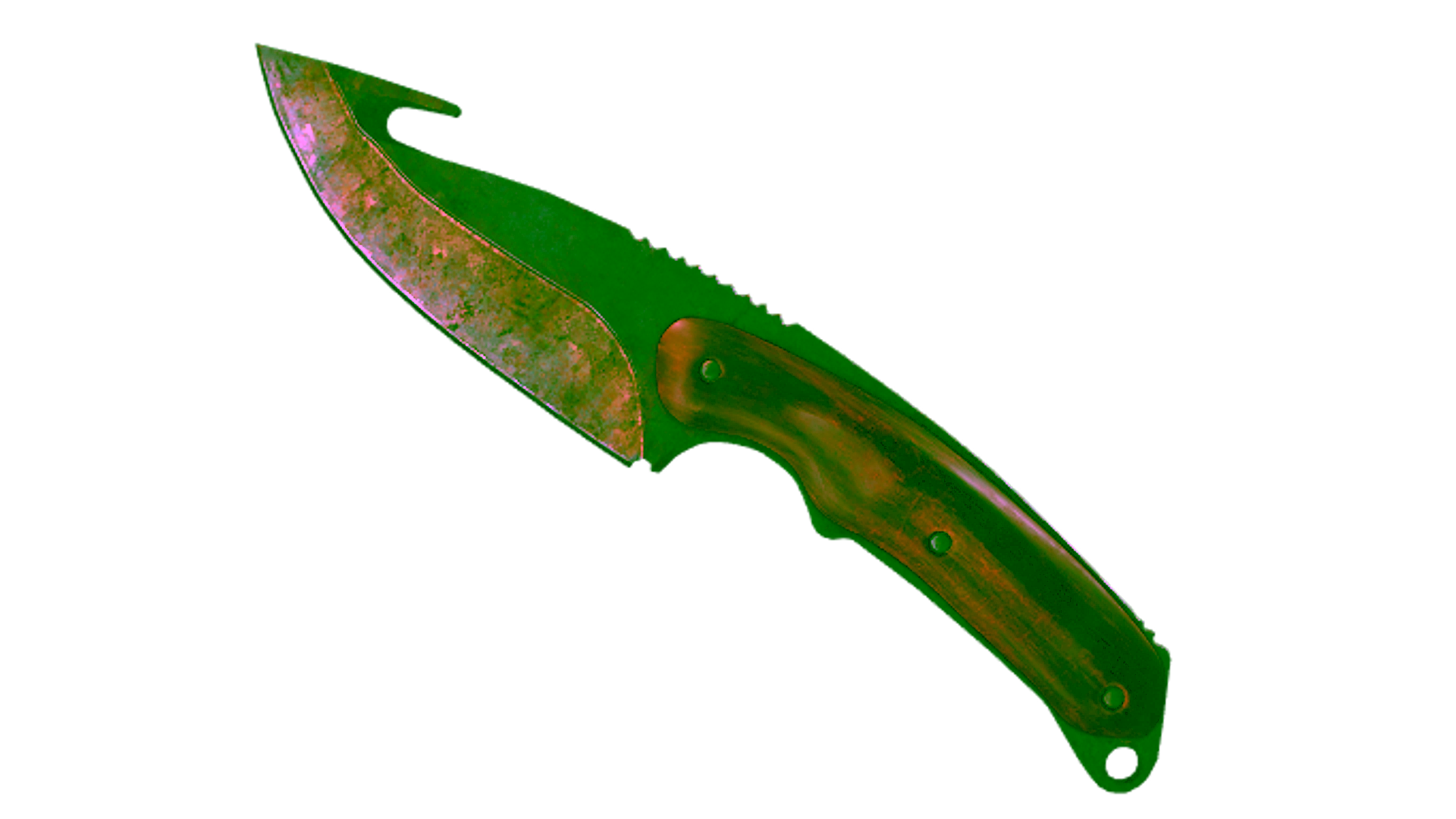 Display for ★ StatTrak™ Gut Knife | Rust Coat (Battle-Scarred)