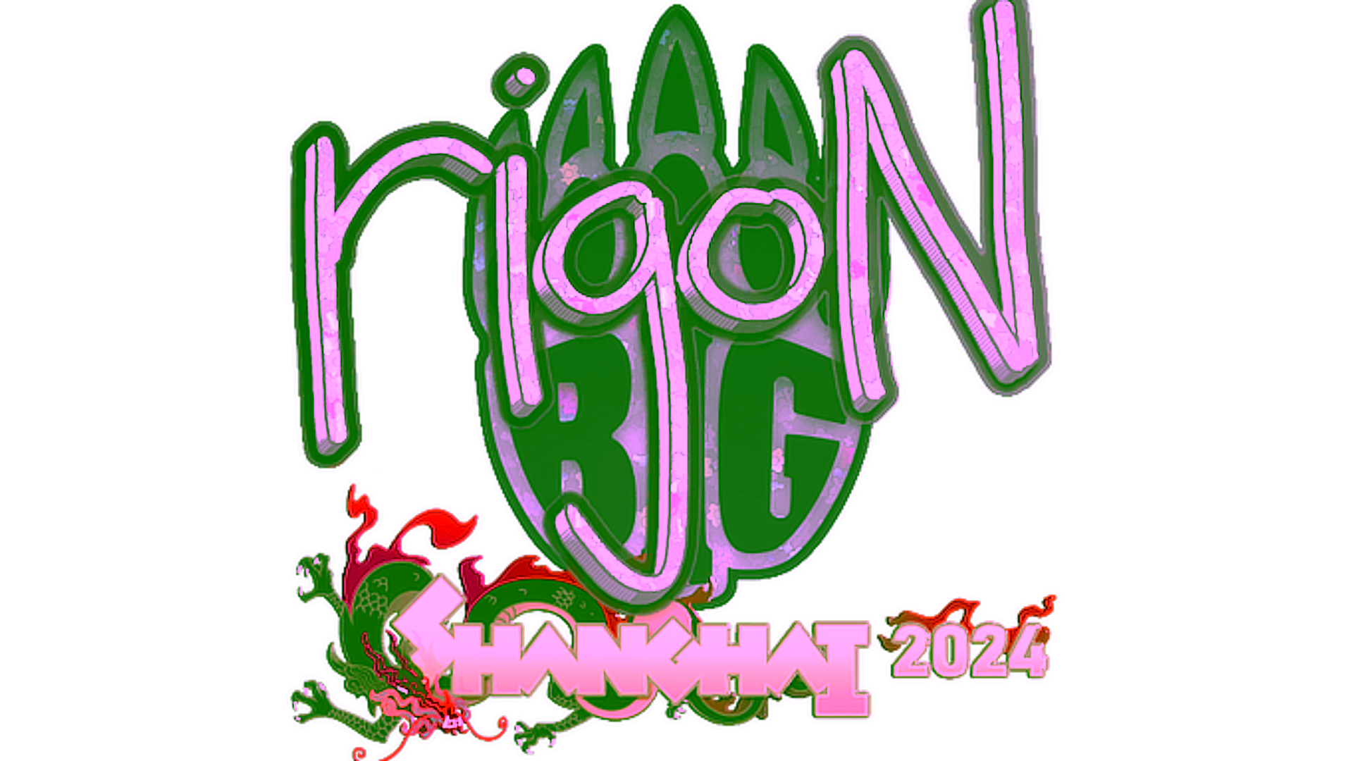 Display for Sticker | rigoN (Glitter) | Shanghai 2024