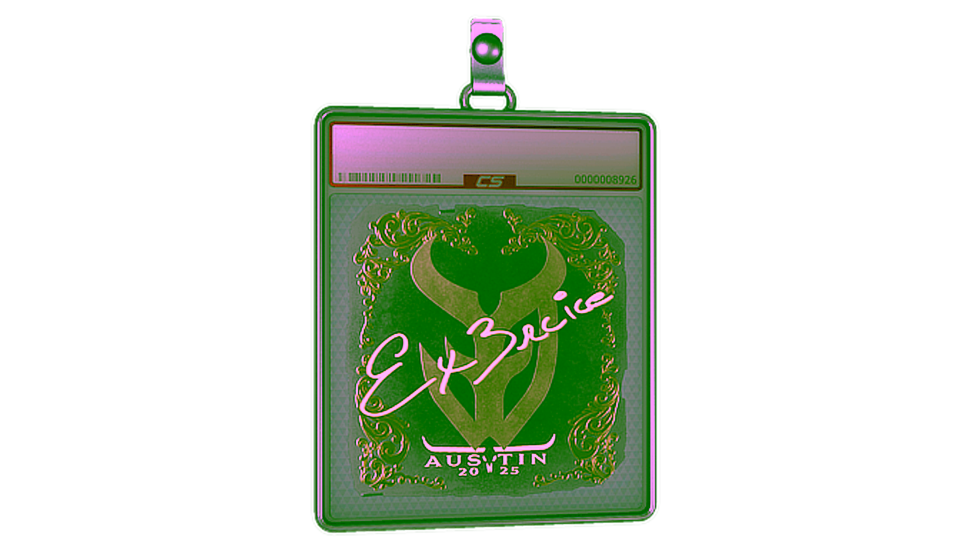 Display for Sticker Slab | Ex3rcice (Gold) | Austin 2025