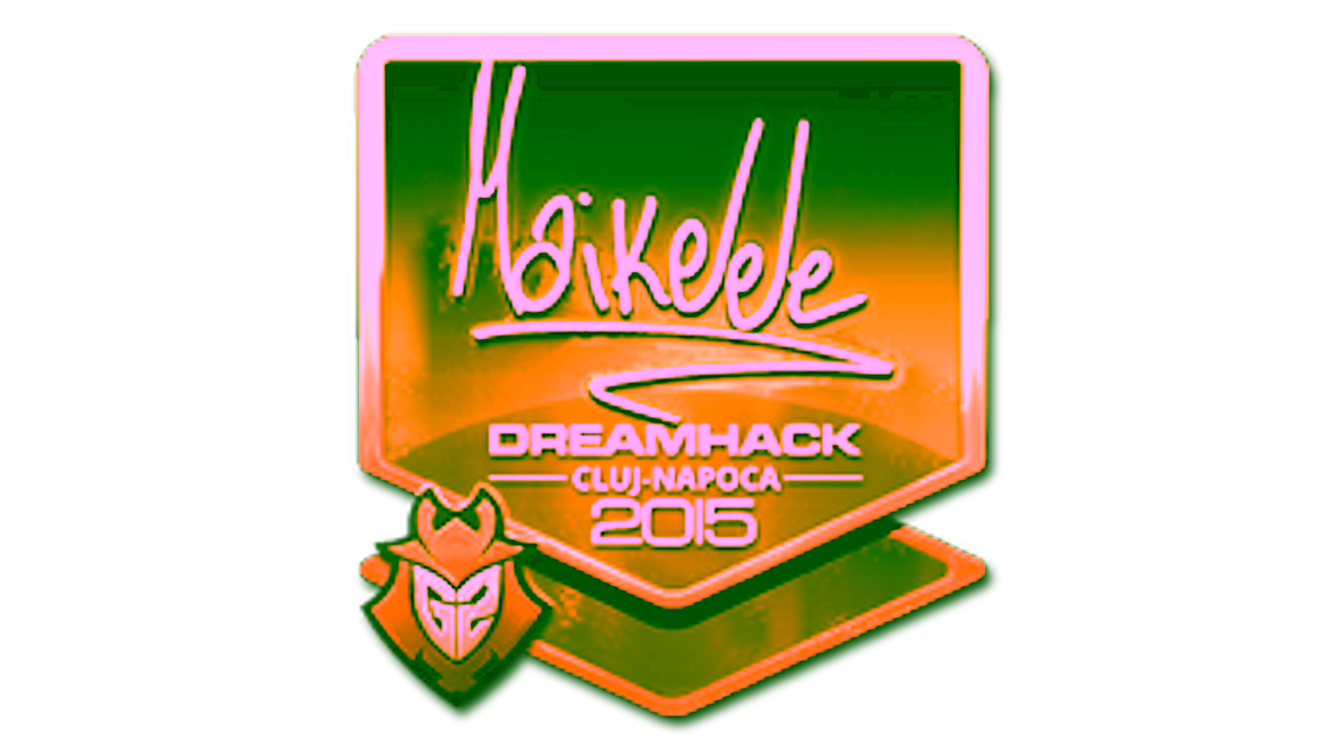 Rodyti Sticker | Maikelele (Gold) | Cluj-Napoca 2015