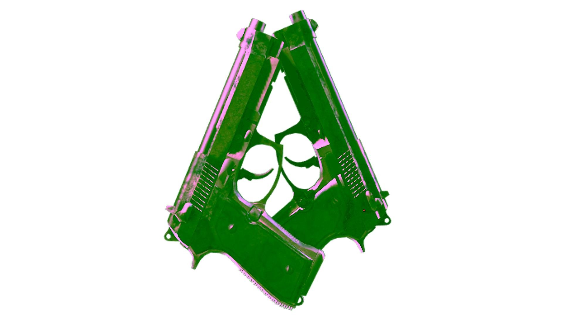 Display for Souvenir Dual Berettas | Stained (Battle-Scarred)