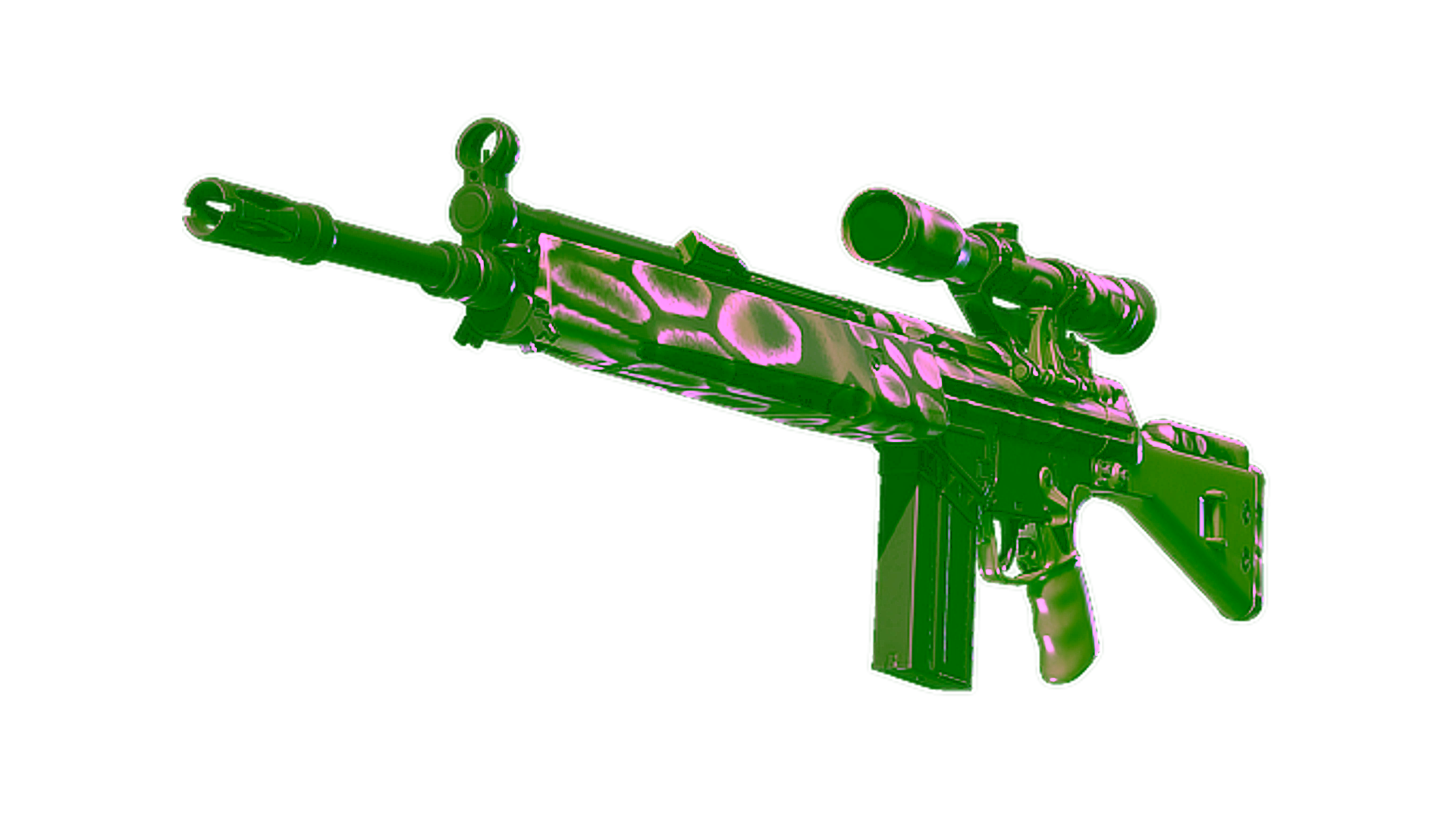Display for Souvenir G3SG1 | Green Cell (Minimal Wear)