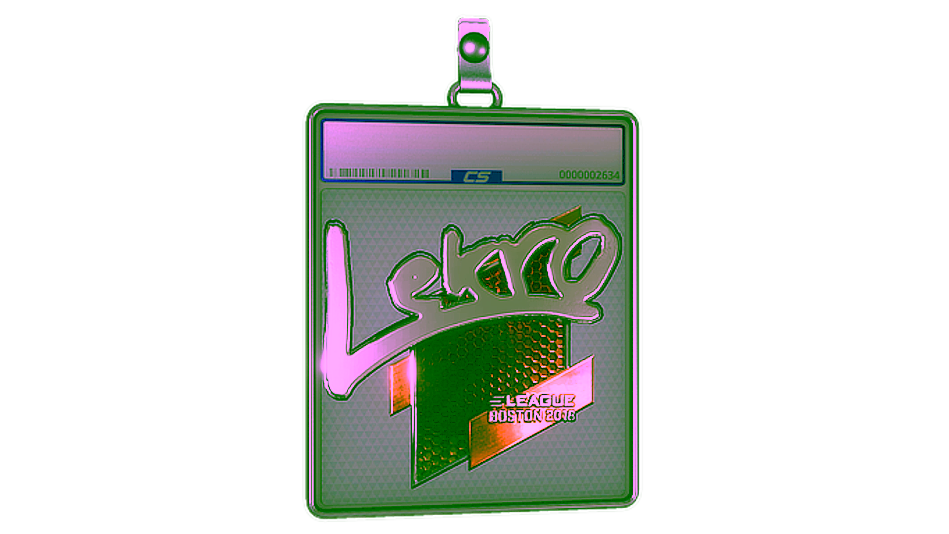 عرض لـ Sticker Slab | Lekr0 (Foil) | Boston 2018