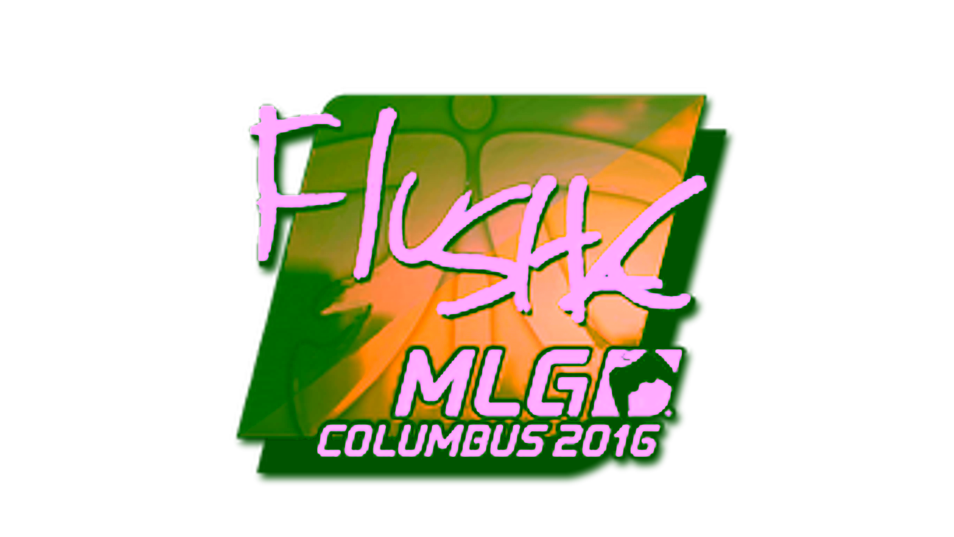 Mostrar para Sticker | flusha (Foil) | MLG Columbus 2016