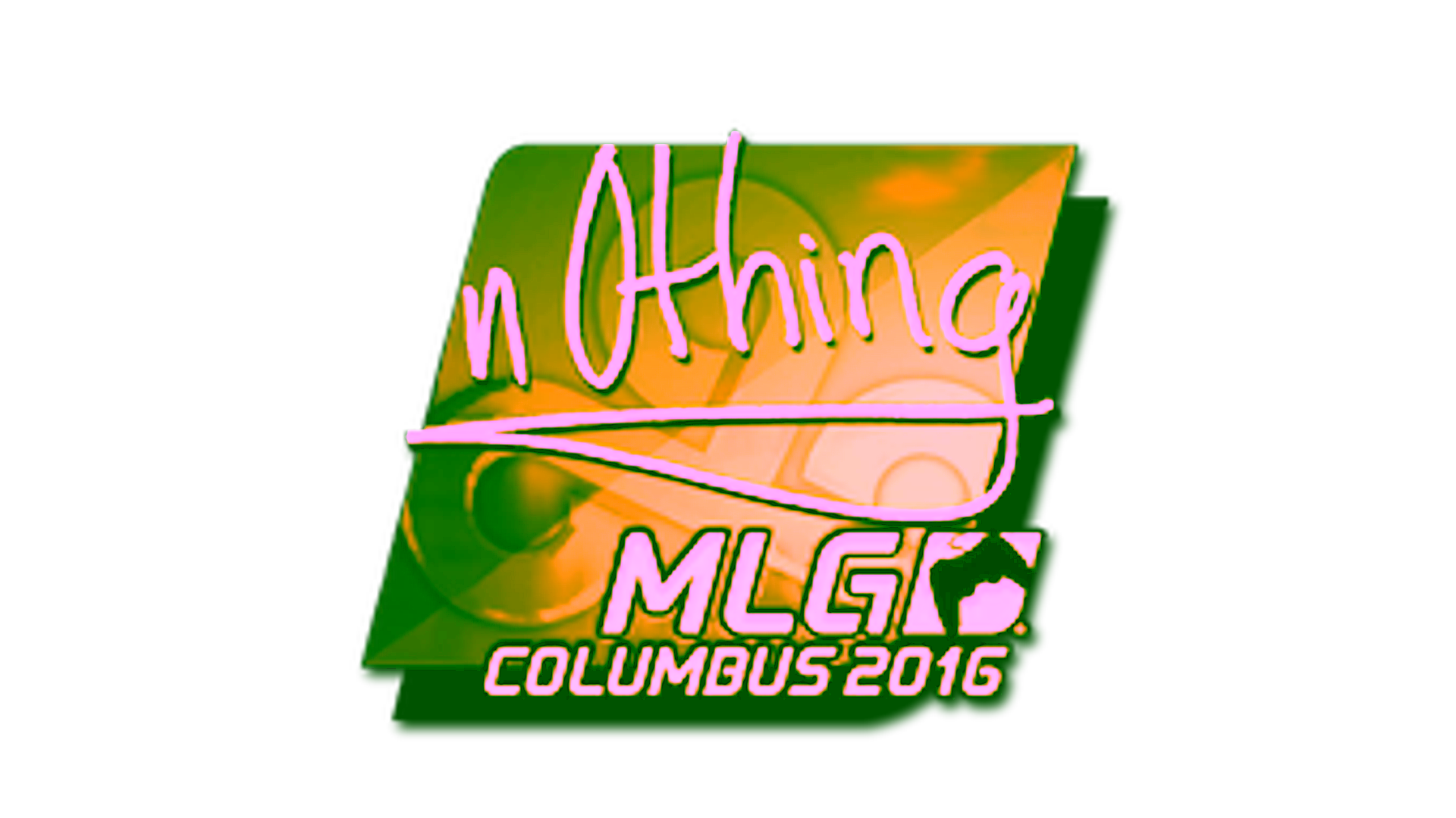Affichage pour Sticker | n0thing (Gold) | MLG Columbus 2016