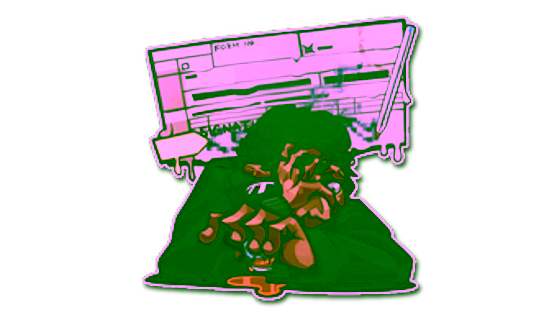 Wyświetl dla Sticker | Cursed Penmanship