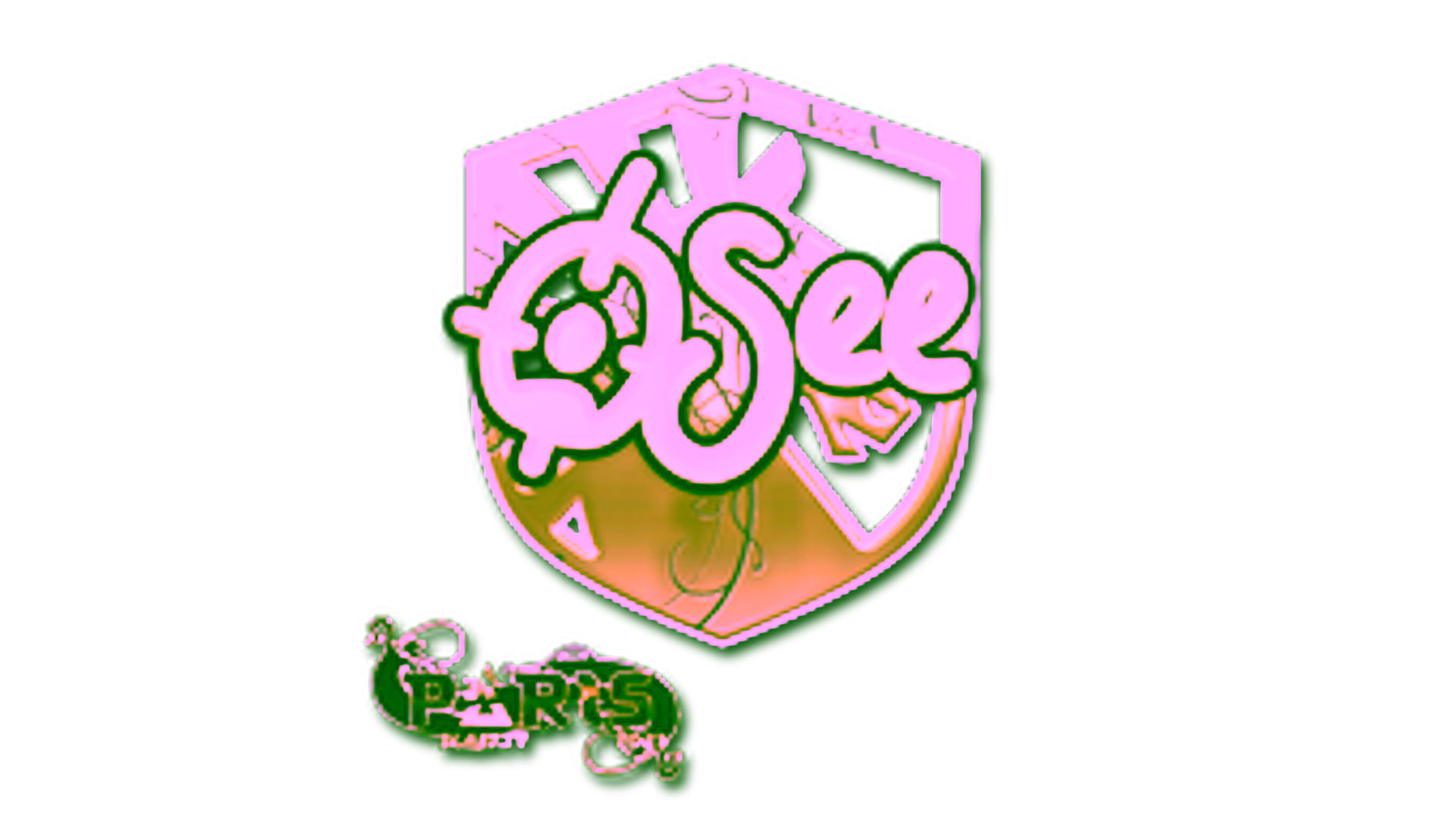 Display for Sticker | oSee (Gold) | Paris 2023