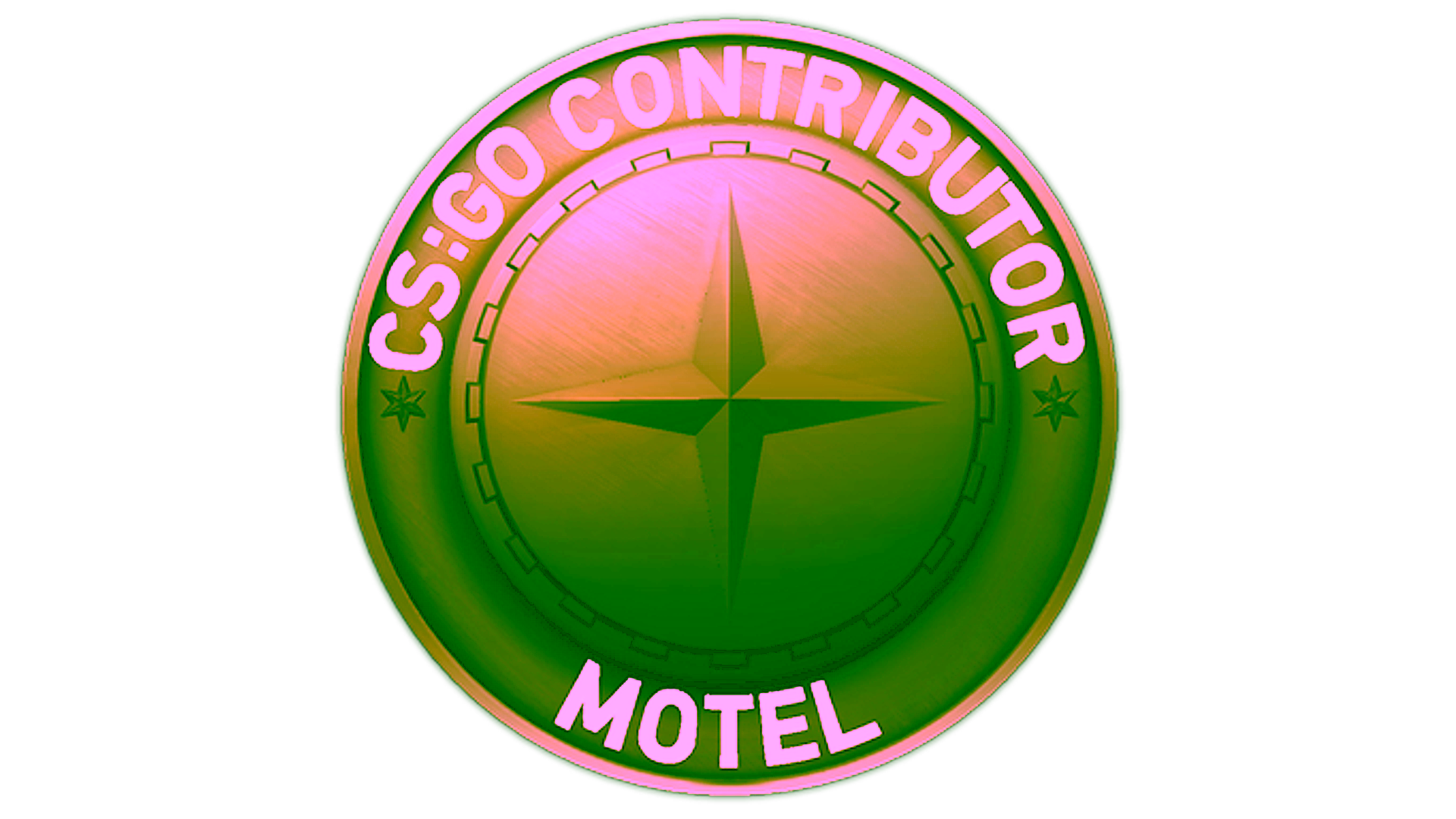 Display for Motel Map Coin
