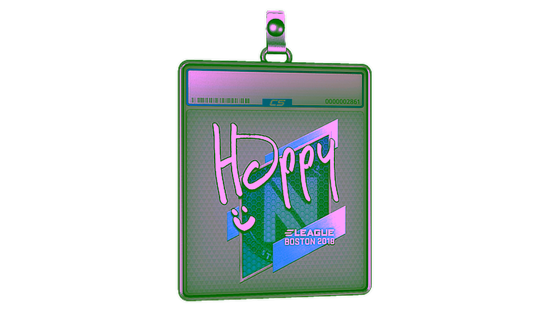 Affichage pour Sticker Slab | Happy | Boston 2018